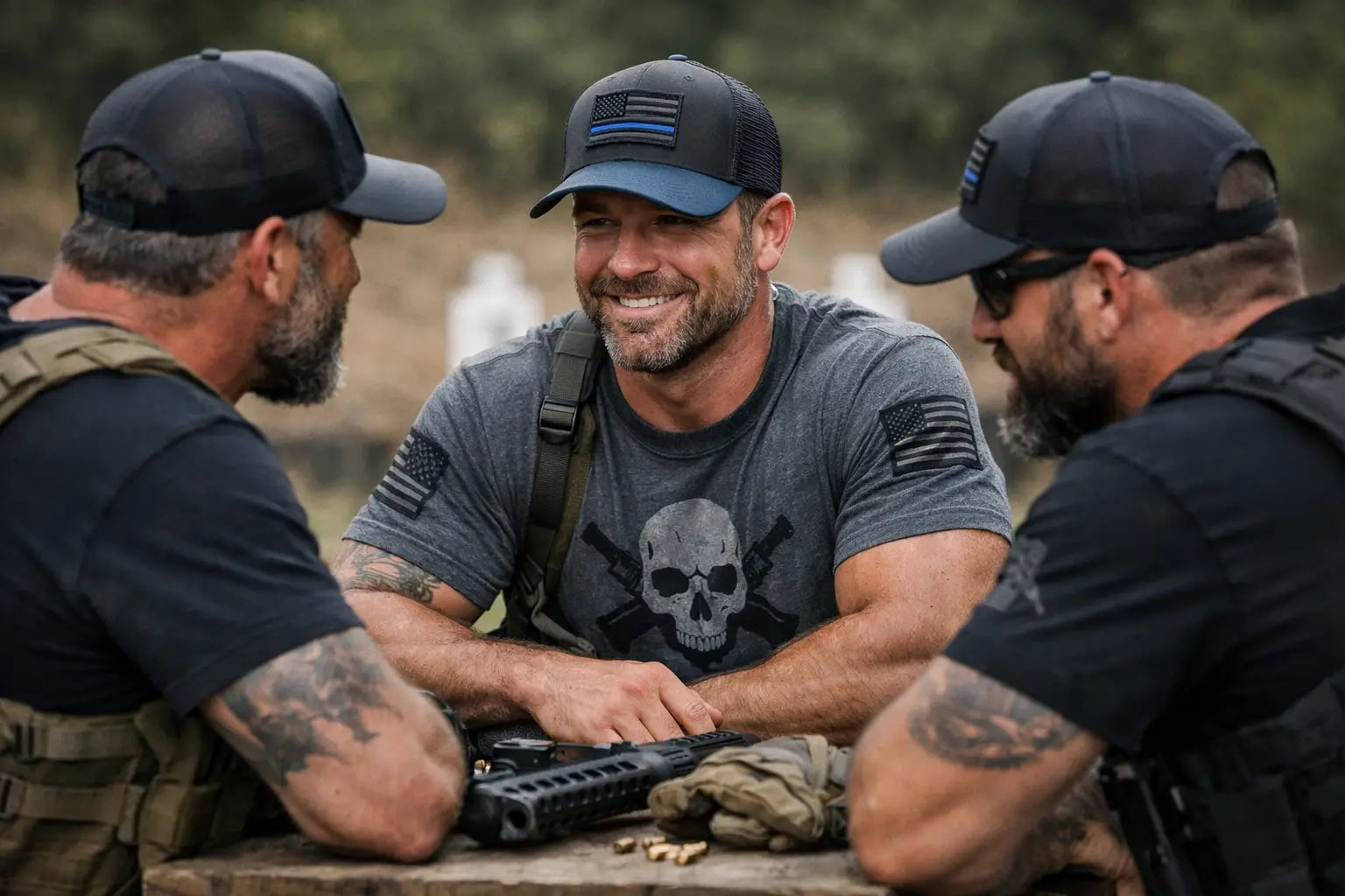 Blue Line Trucker Hats Done Right