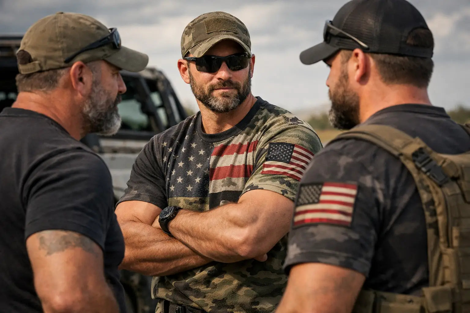 American Flag Tactical Shirt Done Right
