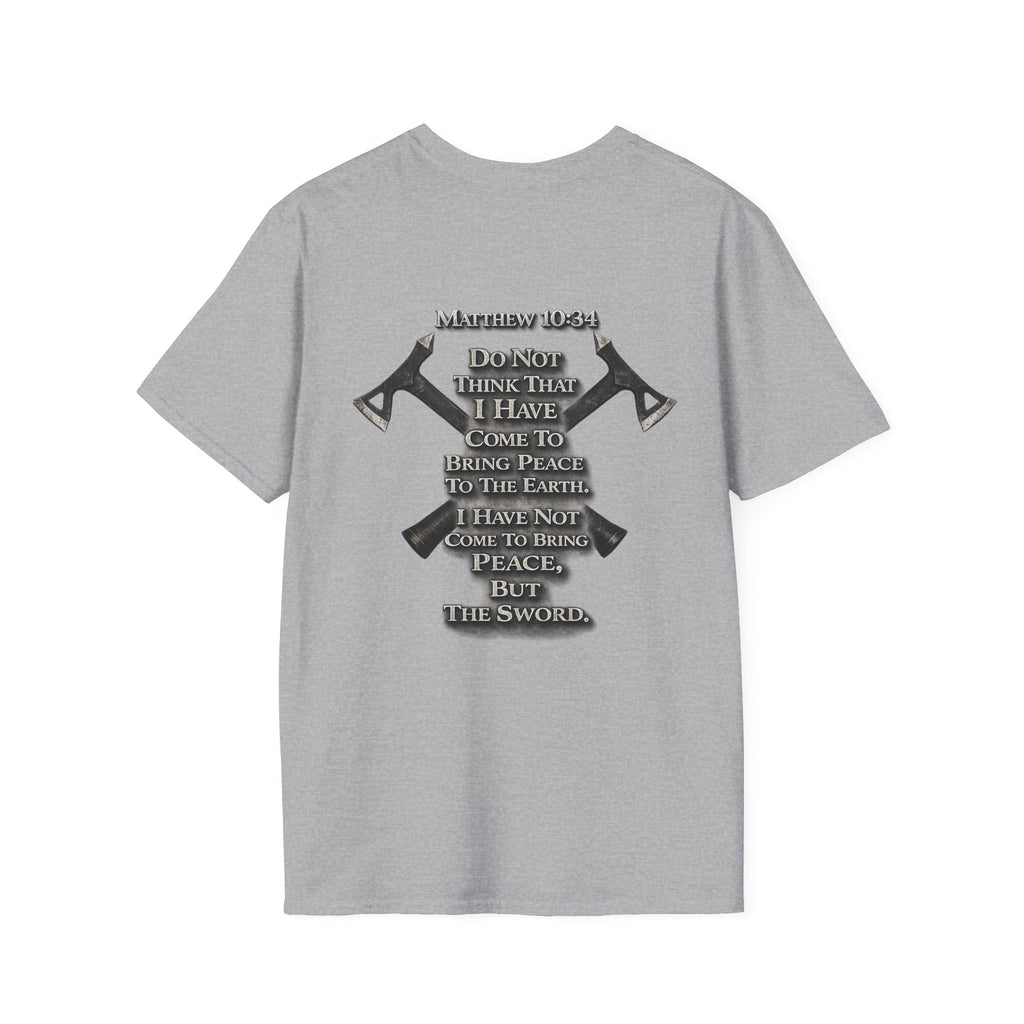 Matthew 10:34 T‑Shirt — Bring Peace to the earth Tee