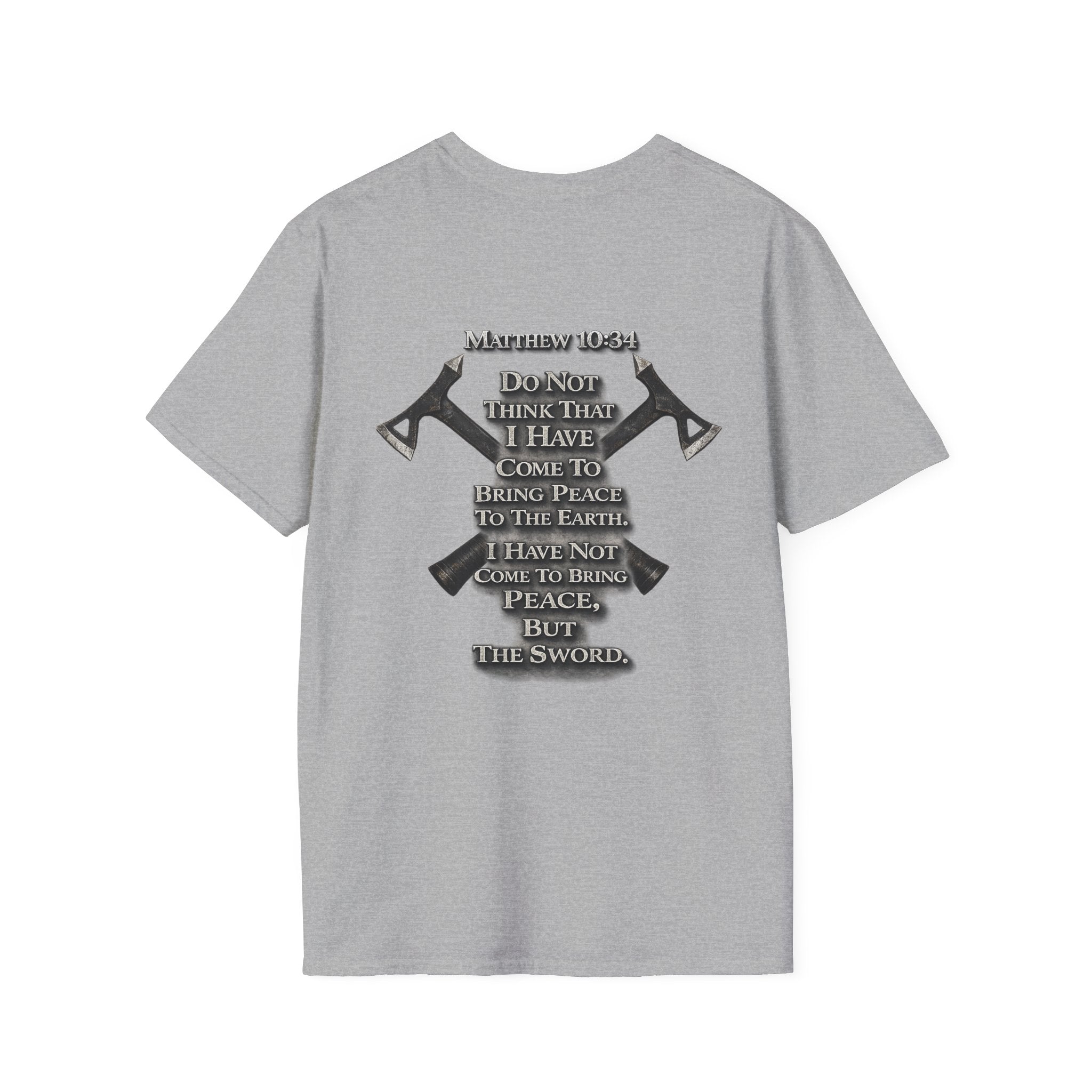 Matthew 10:34 T‑Shirt — Bring Peace to the earth Tee
