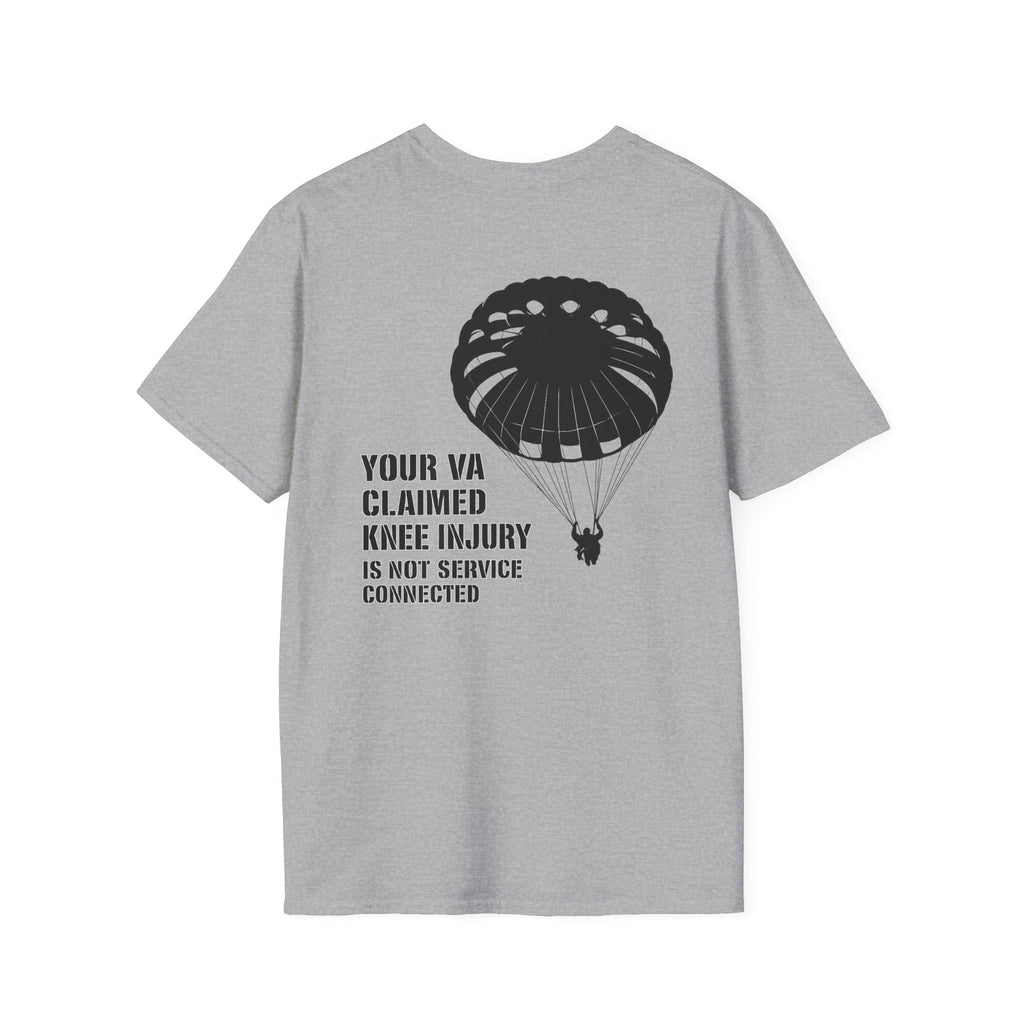 VA Knee injury claim is not service connected T-Shirt - Sport Grey | Ironsight Syndicate