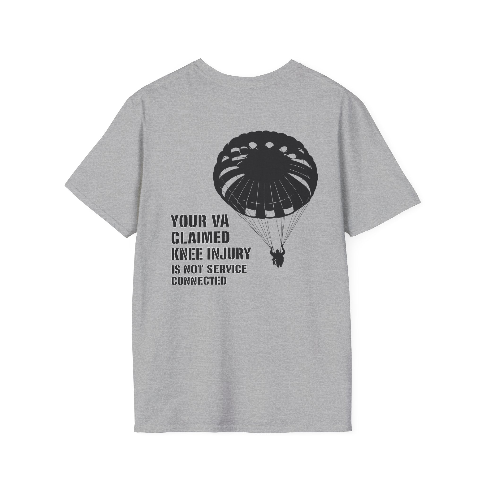 VA Knee injury claim is not service connected T-Shirt - Sport Grey | Ironsight Syndicate