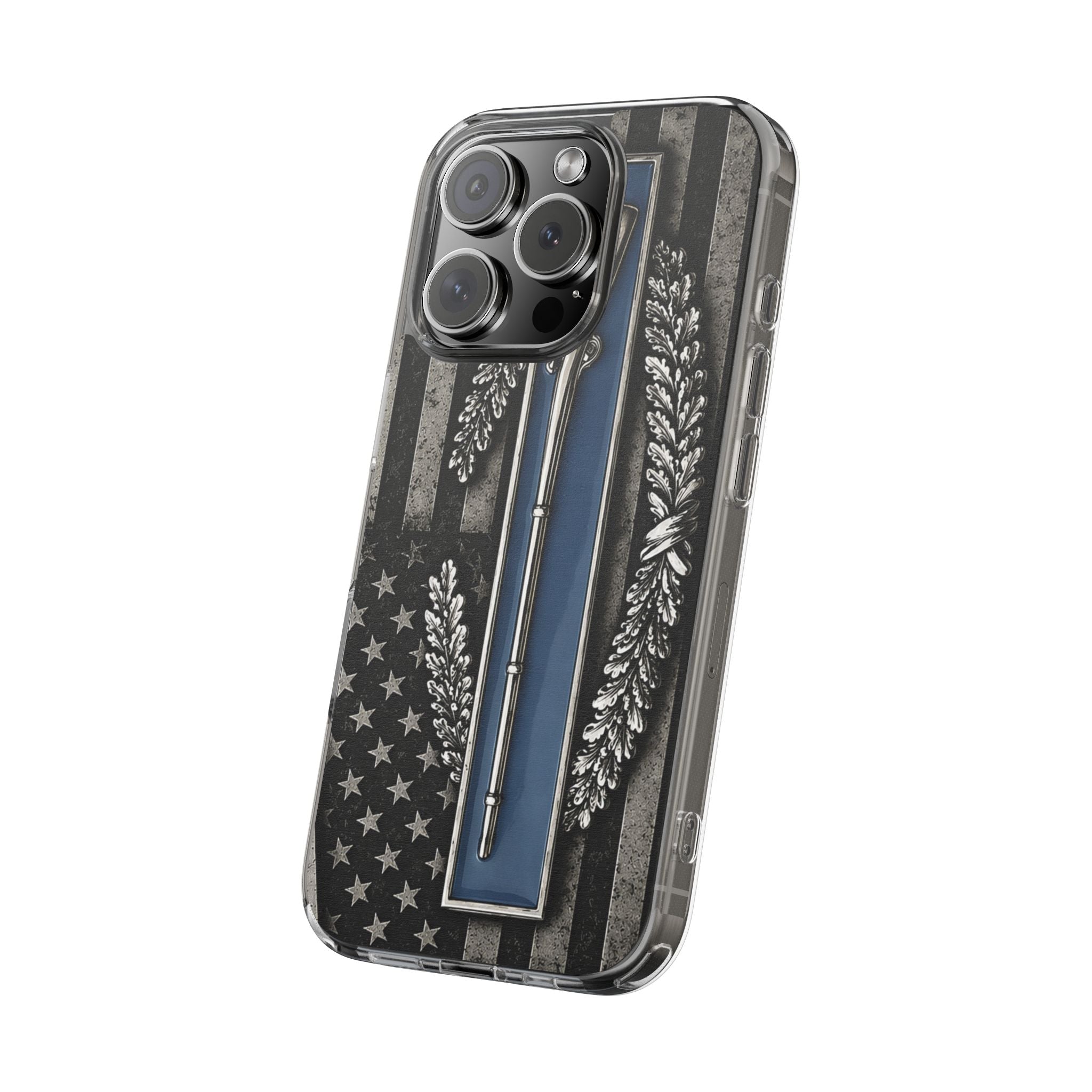 Combat Infantryman Badge Clear Impact-Resistant Phone Case