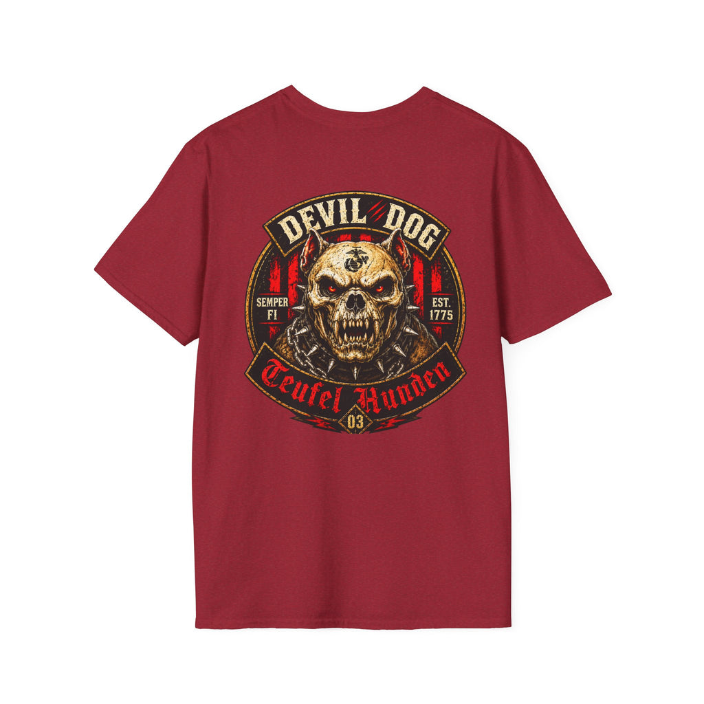 Devil Dog, Teufel Hunden Marine Corps T-Shirt