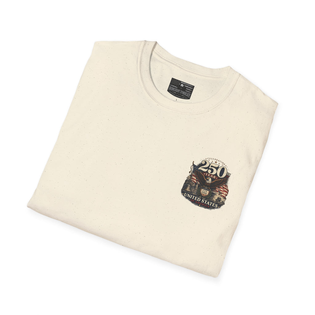 M1 Abrams Patriotic Ironsight Syndicate T-Shirt | Patriotic Military Graphic Tee for Veterans & Patriots, Adult (13 and up), unisex