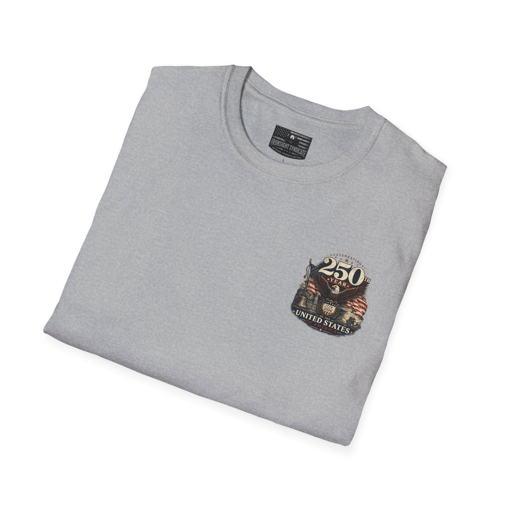 M1 Abrams Patriotic Ironsight Syndicate T-Shirt | Patriotic Military Graphic Tee for Veterans & Patriots, Adult (13 and up), unisex
