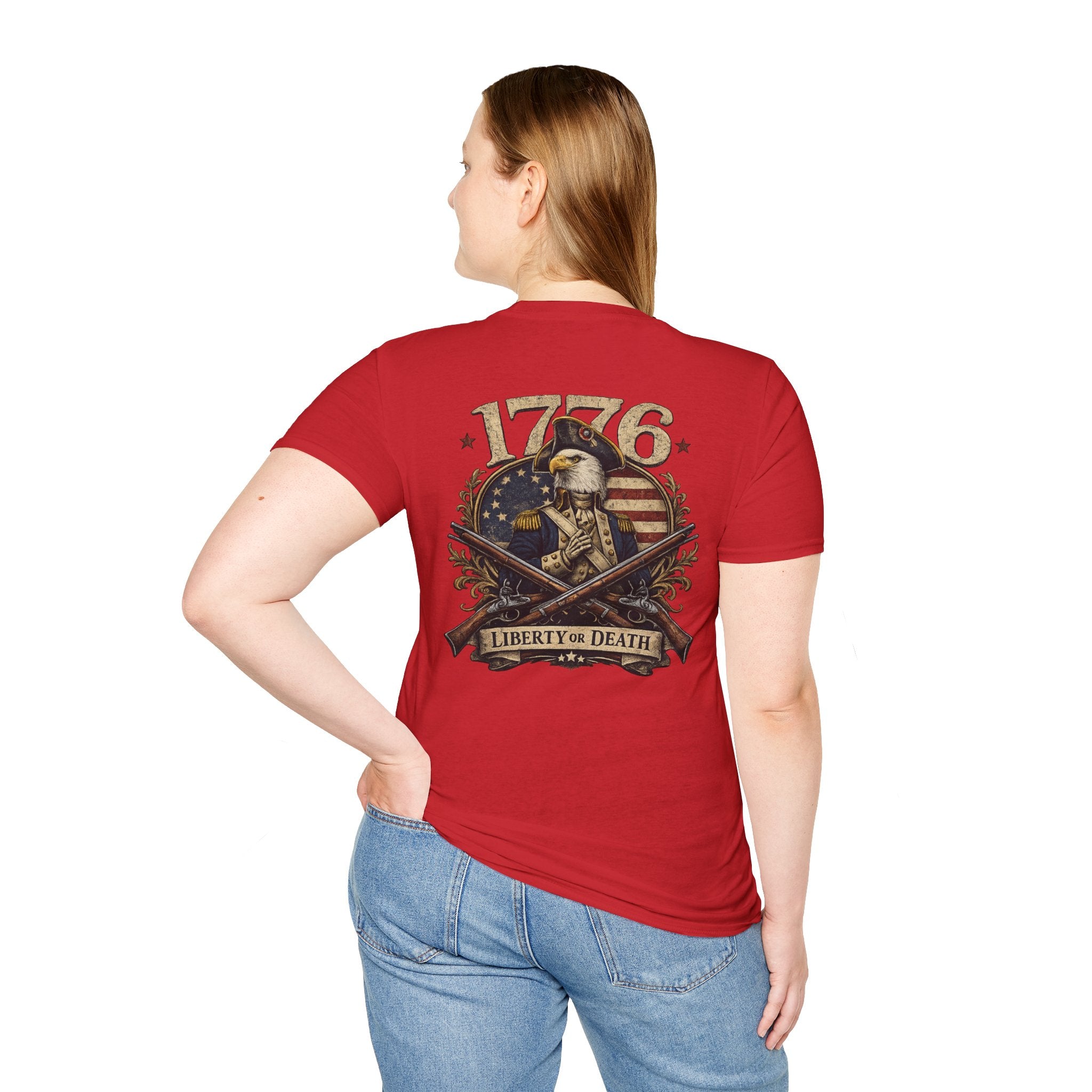 Bald Eagle 1776 Liberty or Death Tee