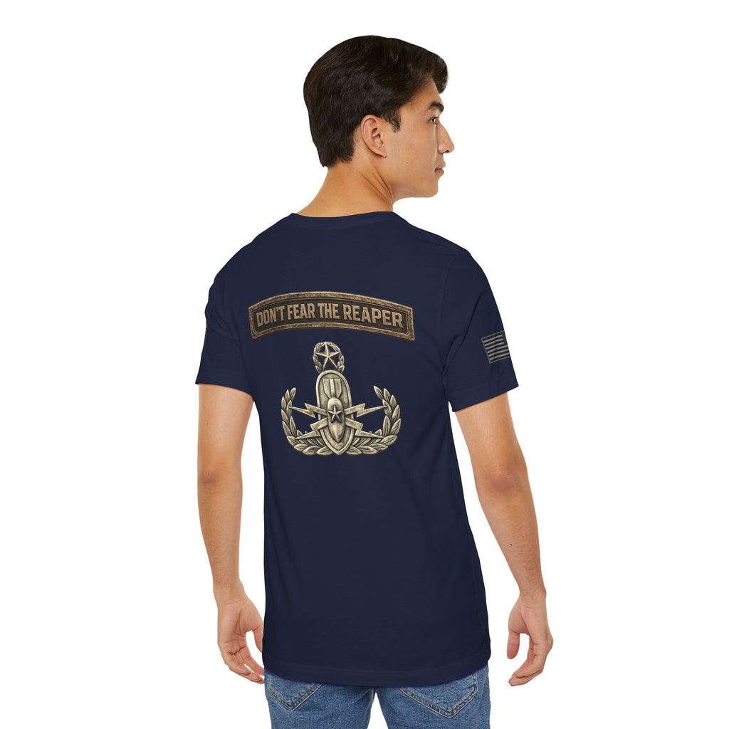 Master EOD Tech Reaper T-Shirt | Patriotic Tee for Veterans, Adult (13 and up), unisex