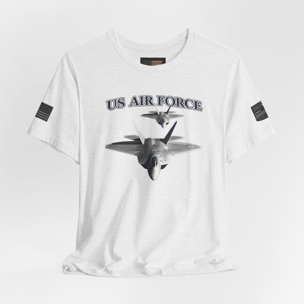 F-22 Raptor USAF Stealth Fighter Jet Graphic Tee – Premium Air Force Pride T-Shirt for Veterans & Active Duty