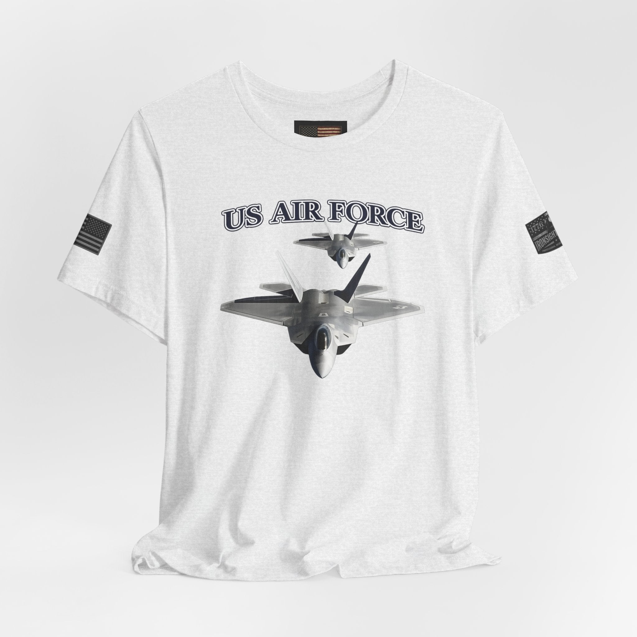 F-22 Raptor USAF Stealth Fighter Jet Graphic Tee – Premium Air Force Pride T-Shirt for Veterans & Active Duty