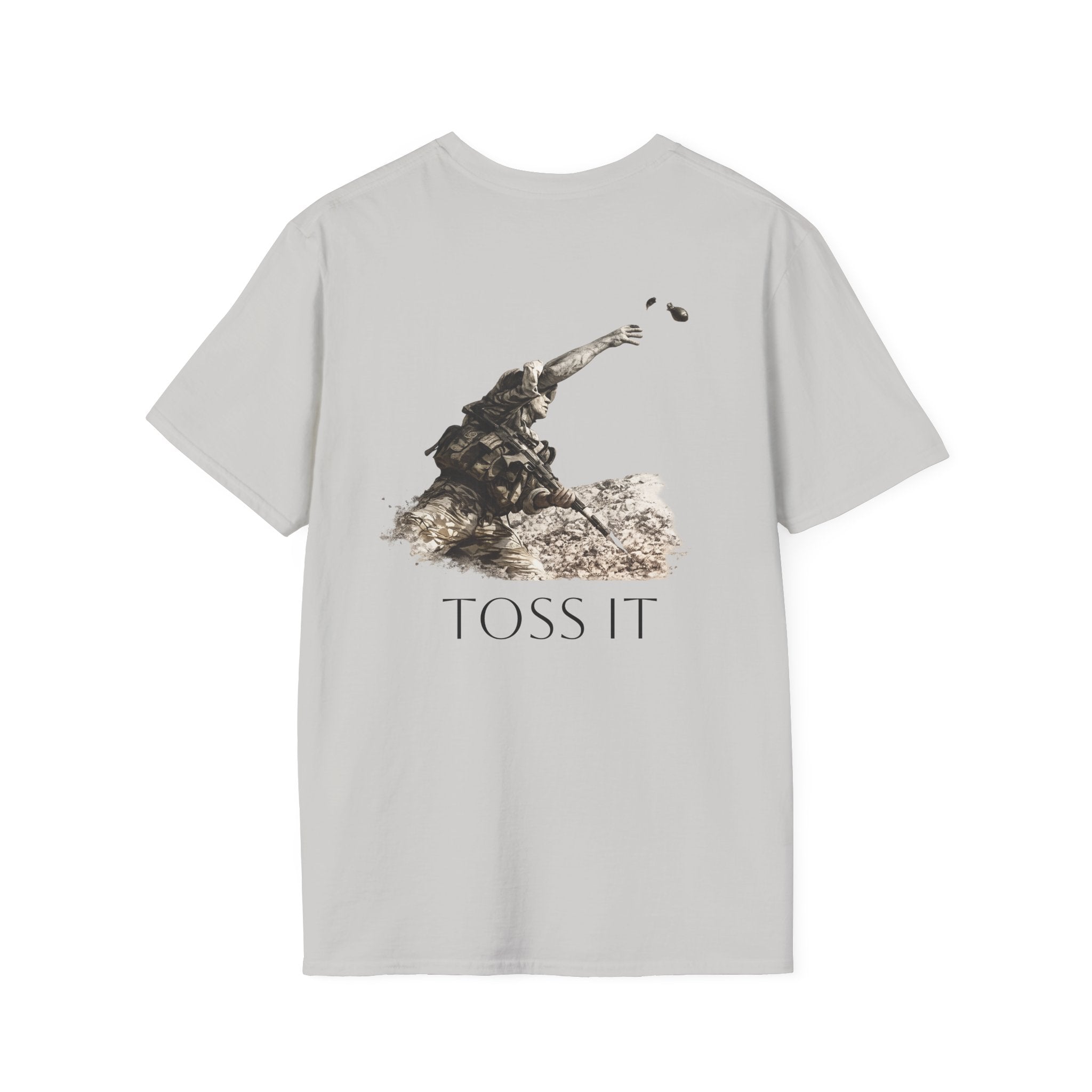 Toss It.  Funny Hand Grenade Tee