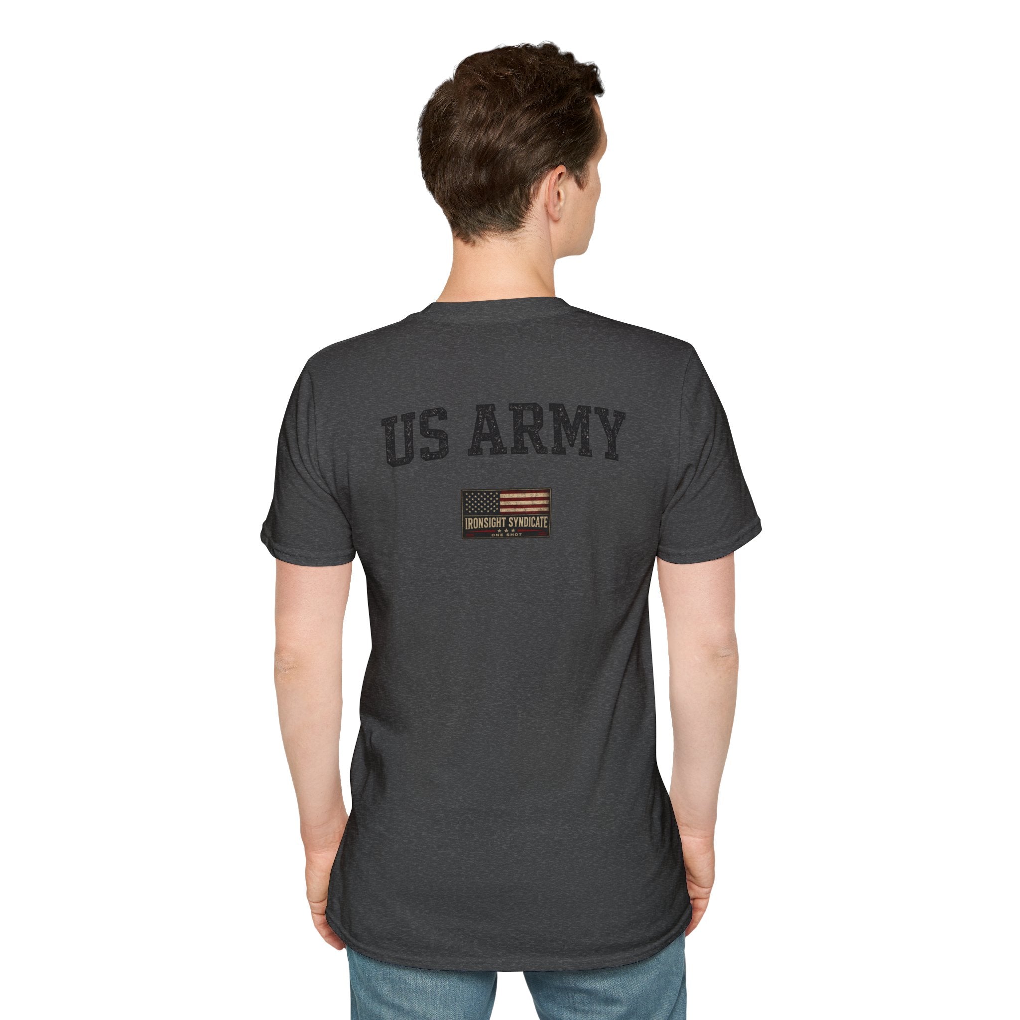 Fort Benning Athletic Tee  Ironsight Syndicate | Patriotic Military Graphic Tee for Veterans & Patriots, Adult (13 and up), unisex