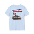 M1 Abrams Patriotic Ironsight Syndicate T-Shirt | Patriotic Military Graphic Tee for Veterans & Patriots, Adult (13 and up), unisex
