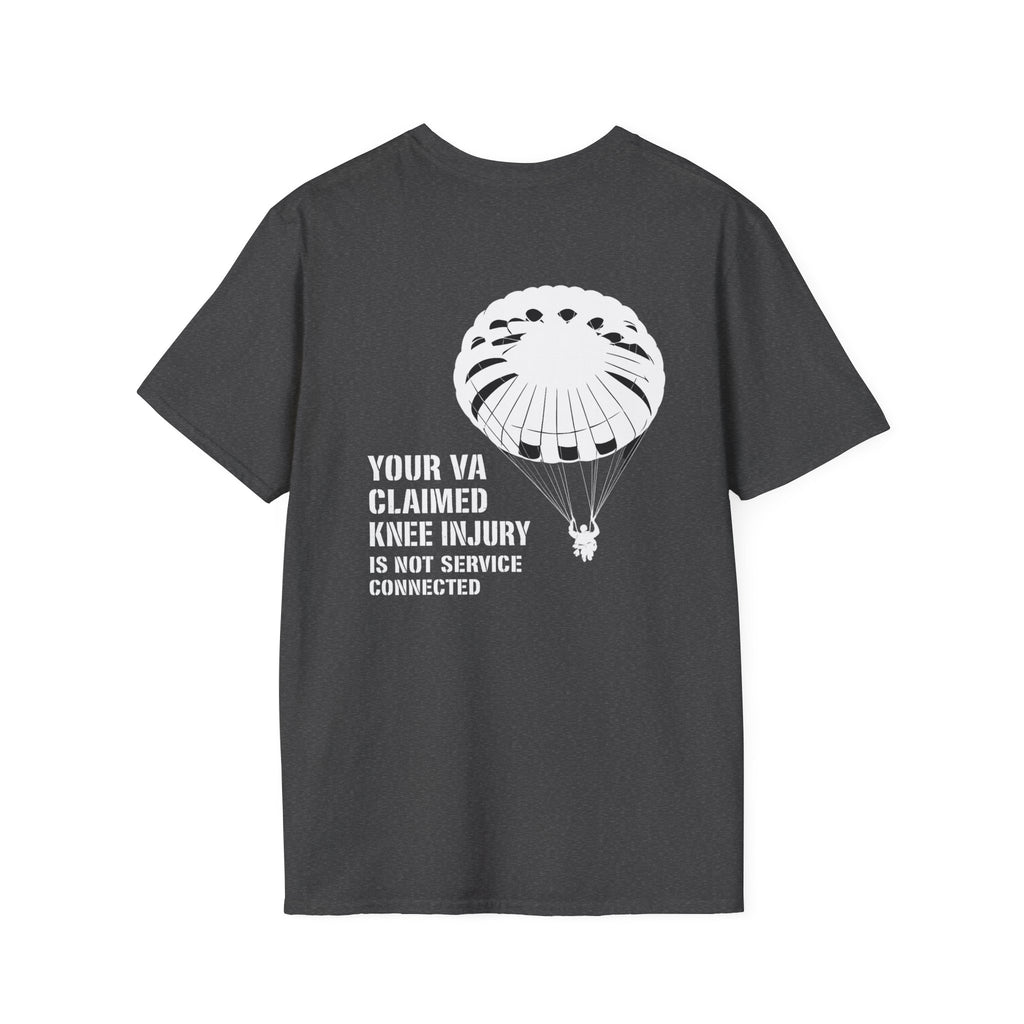VA Knee Injury is not Service Connected T-Shirt | Ironsight Syndicate