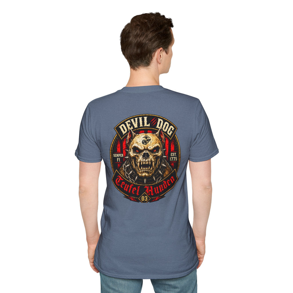 Devil Dog, Teufel Hunden Marine Corps T-Shirt