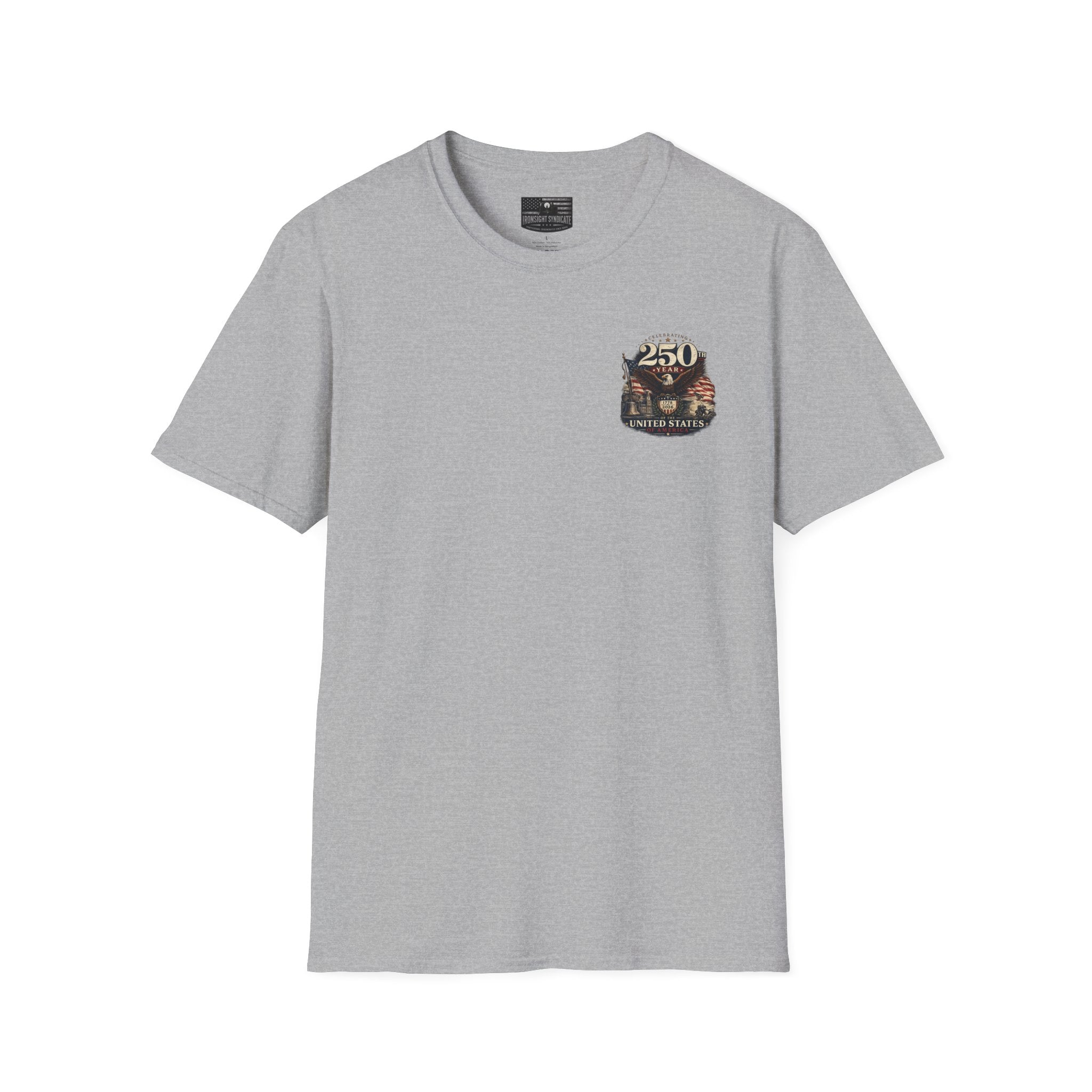 M1 Abrams Patriotic Ironsight Syndicate T-Shirt | Patriotic Military Graphic Tee for Veterans & Patriots, Adult (13 and up), unisex