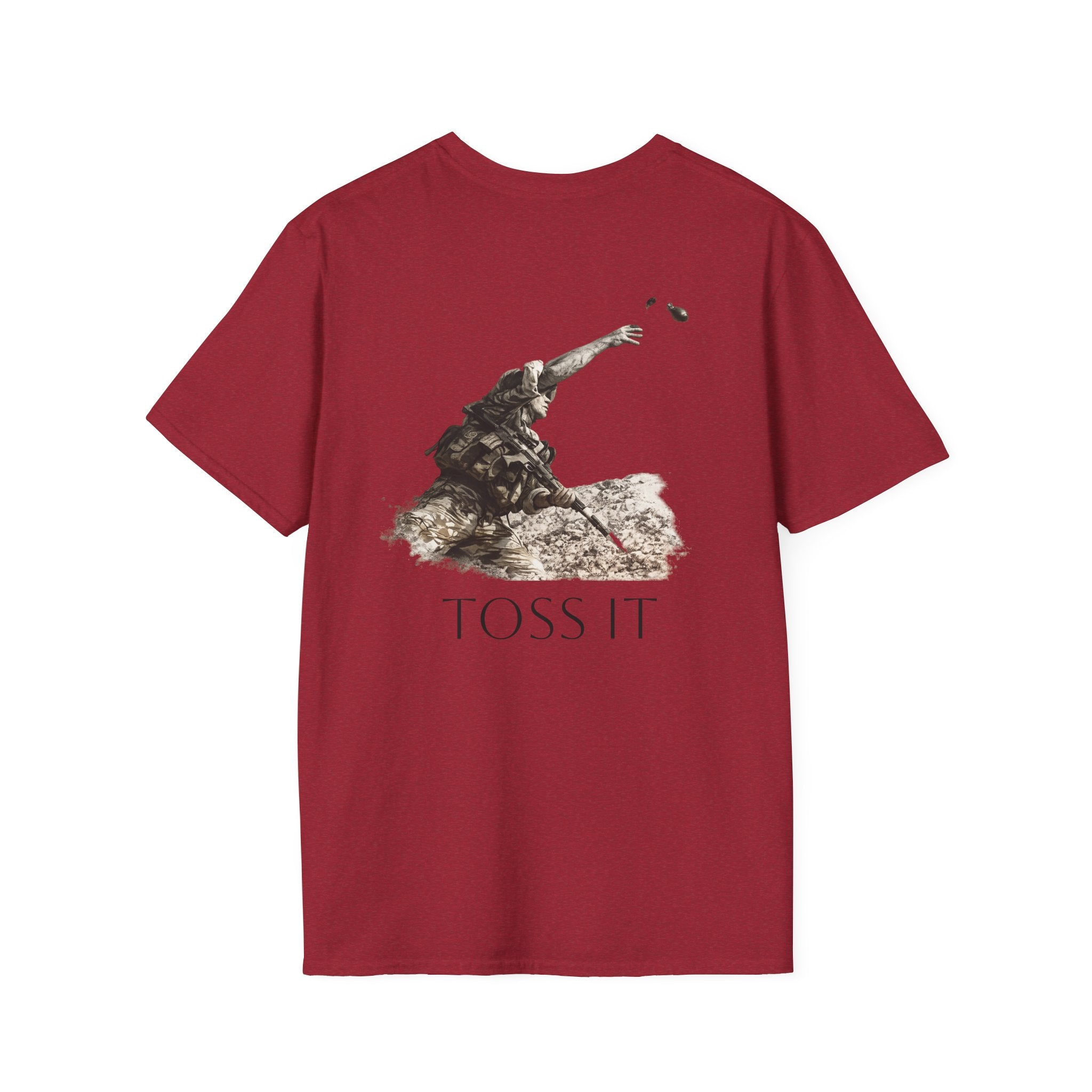 Toss It.  Funny Hand Grenade Tee