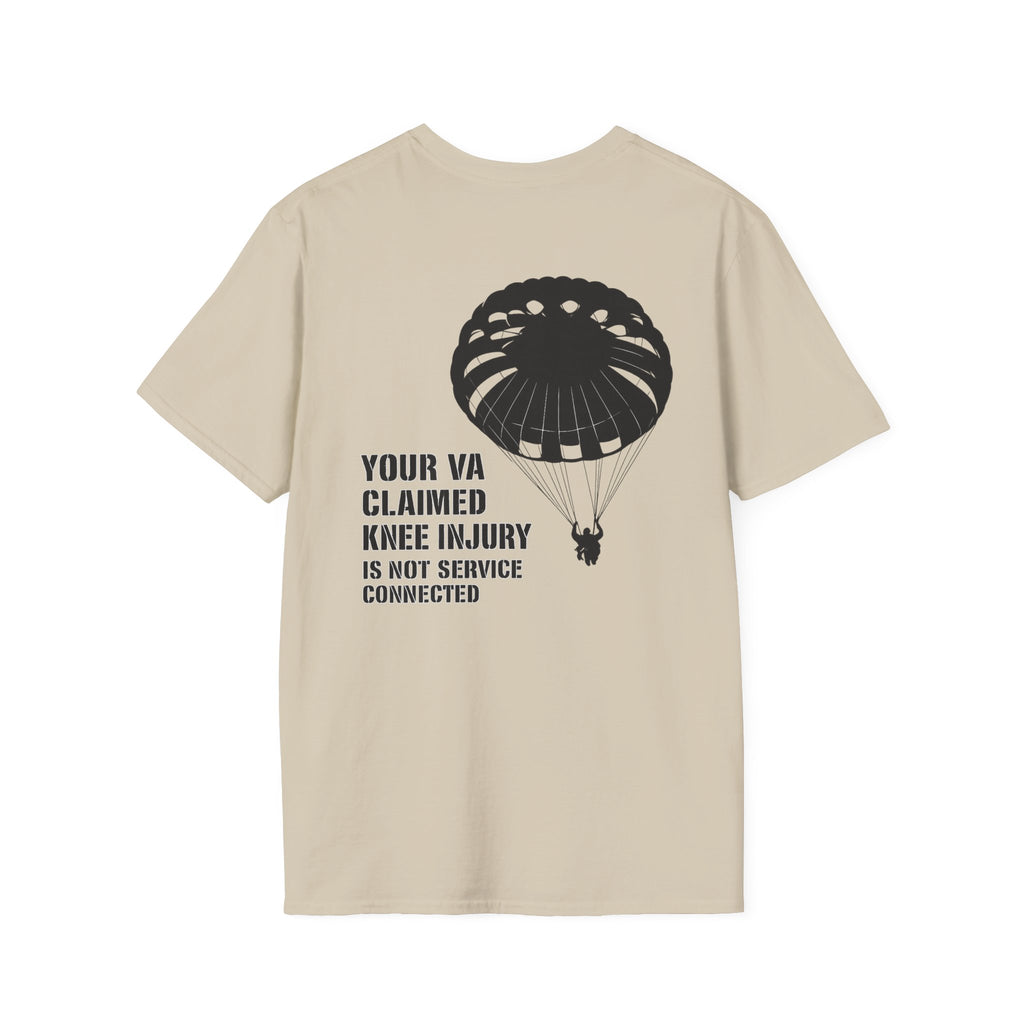 VA Knee injury claim is not service connected T-Shirt | Ironsight Syndicate