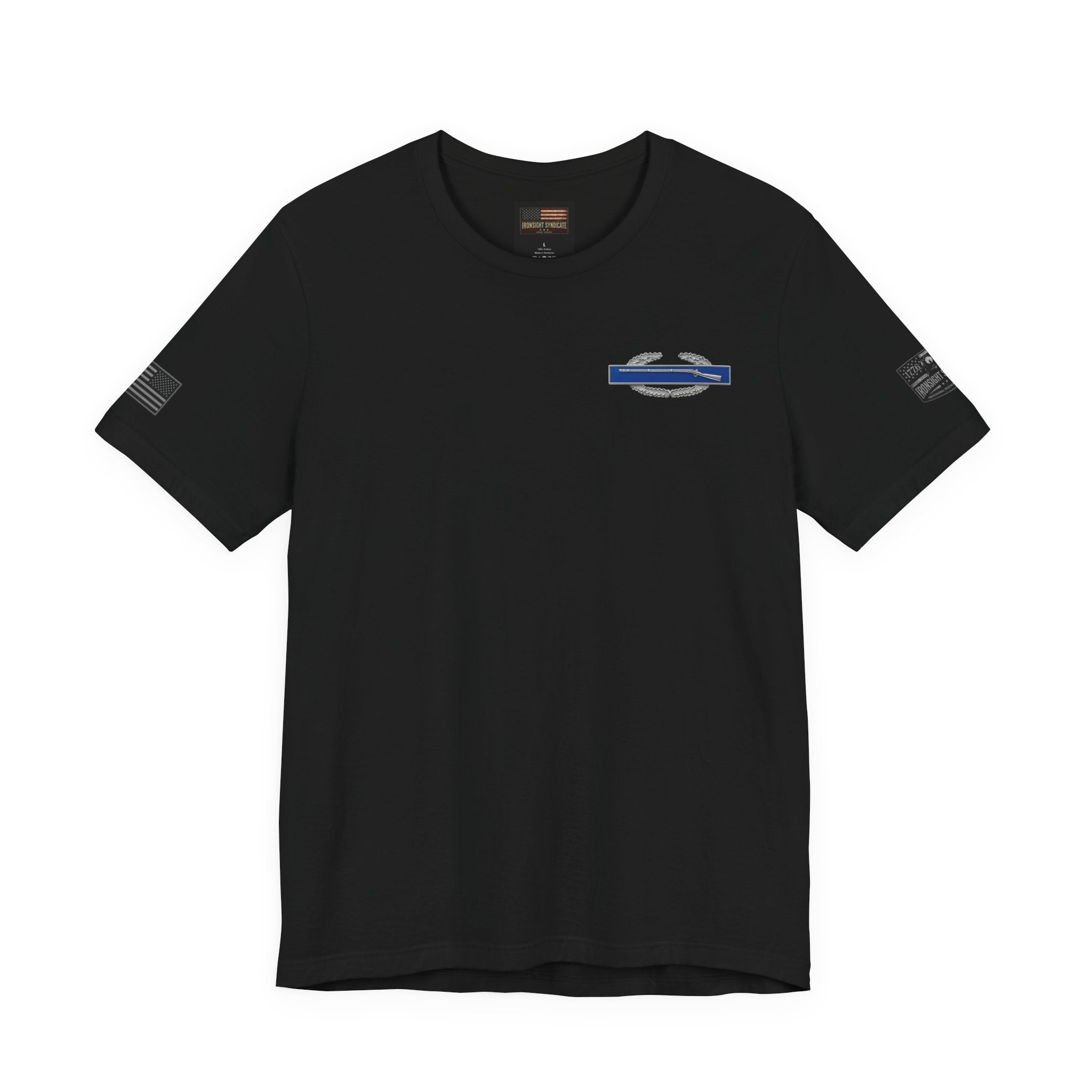 Infantry. Just BetterT - Combat Infantryman Badge (CIB) Veteran T-Shirt - XS / Black | Ironsight Syndicate