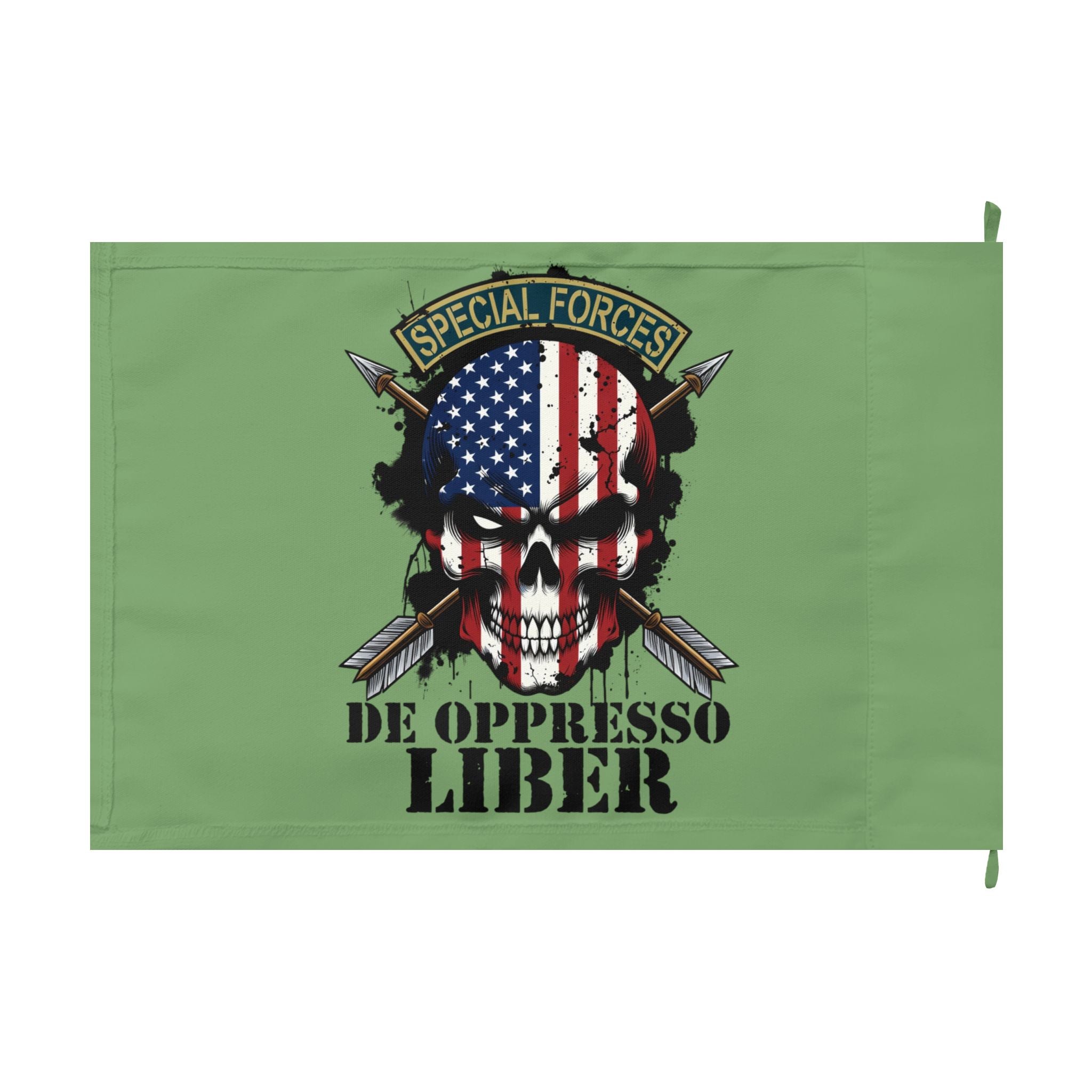 Special Forces De Oppresso Liber Skull Flag | Ironsight Syndicate