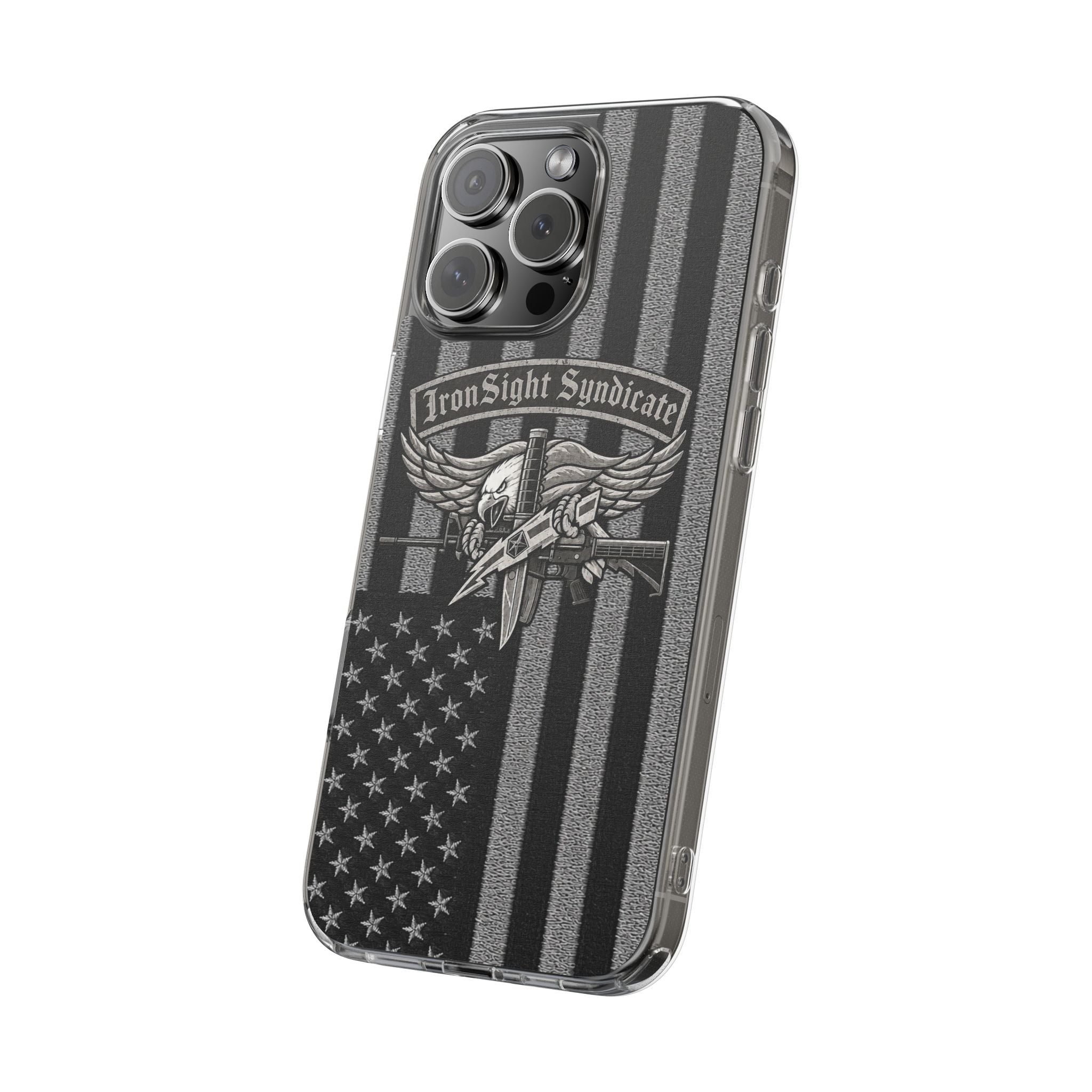 SWAT Eagle Clear Impact-Resistant Phone Case