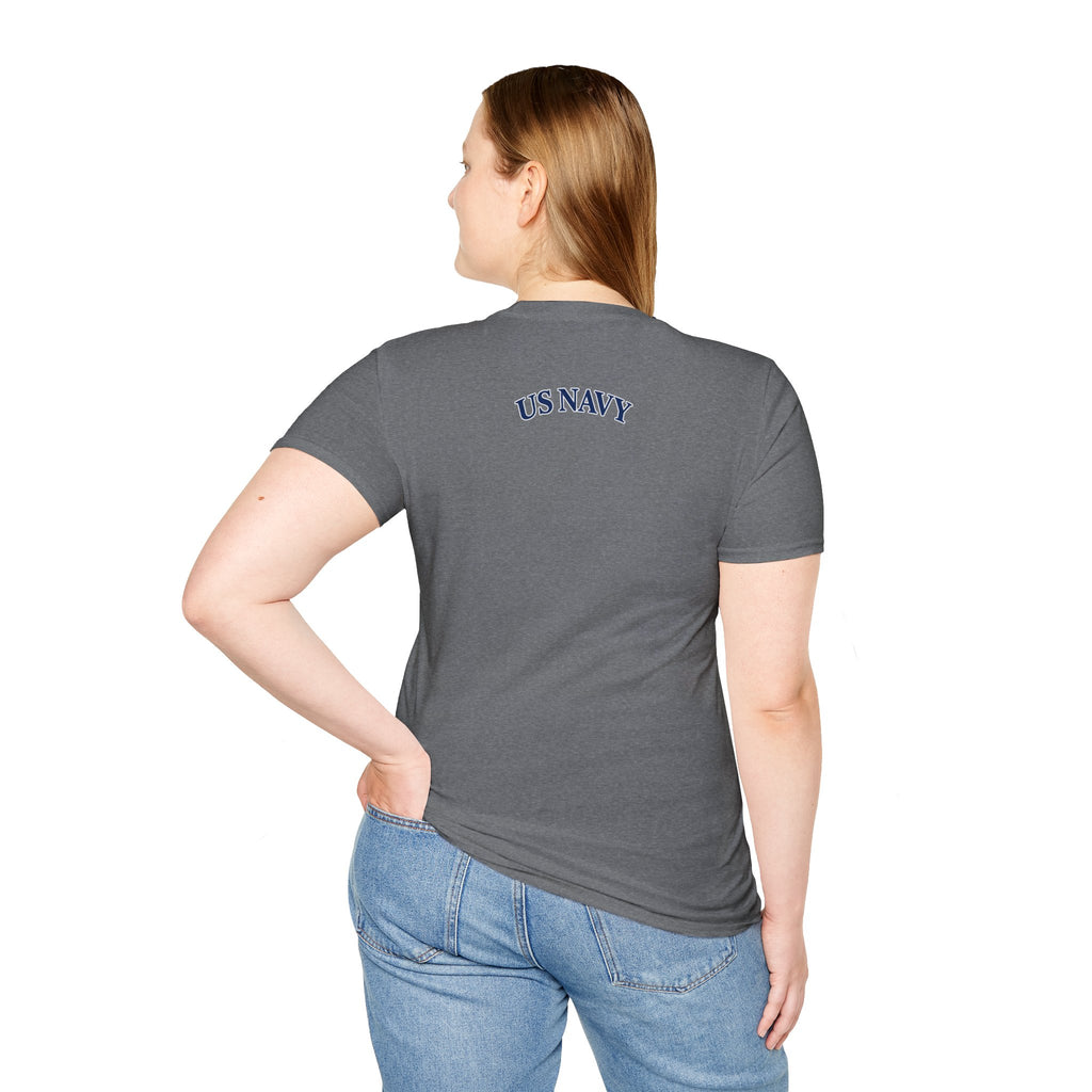 Deep, Silent, Fast Deadly US Navy Submariner Graphic Front T-Shirt