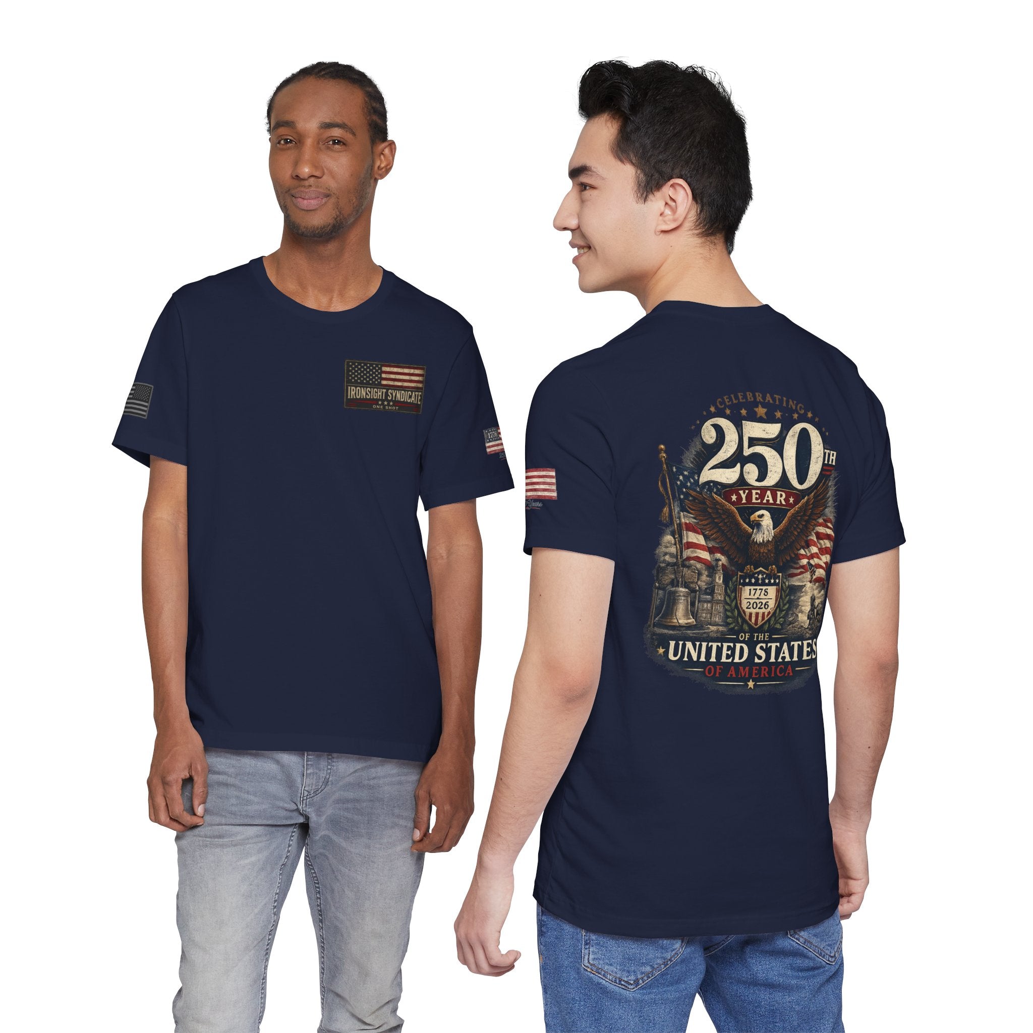 America 250th Anniversary T-Shirt | Patriotic Eagle & American Flag Shirt | 1776-2026 United States Tee