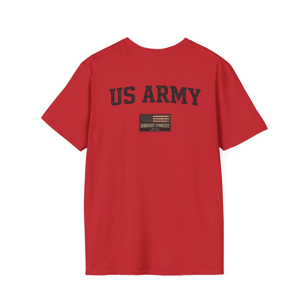 Fort Benning Athletic Tee  Ironsight Syndicate | Patriotic Military Graphic Tee for Veterans & Patriots, Adult (13 and up), unisex