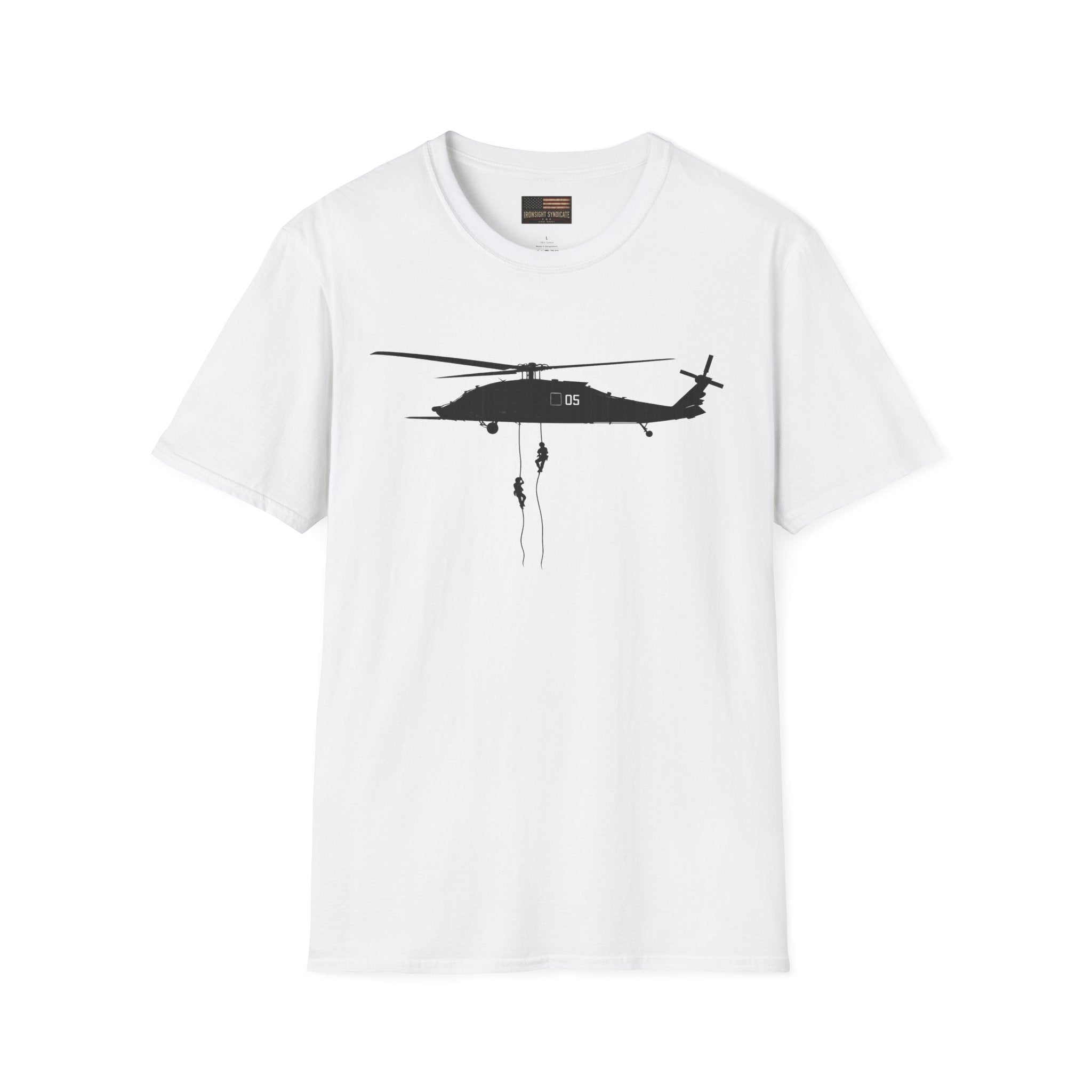 Fast Rope T‑Shirt — Military Silhouette Tee