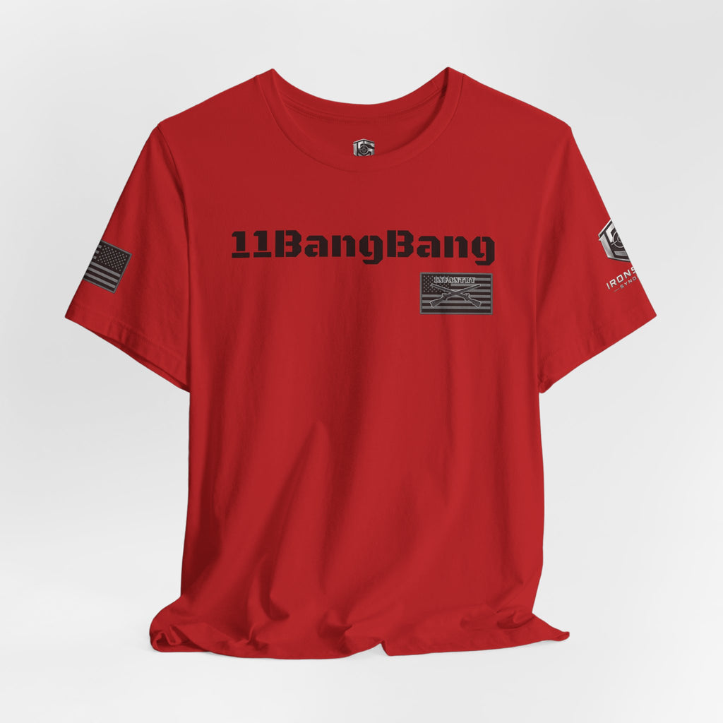 11BangBang Infantry Inspired Patriotic T-Shirt