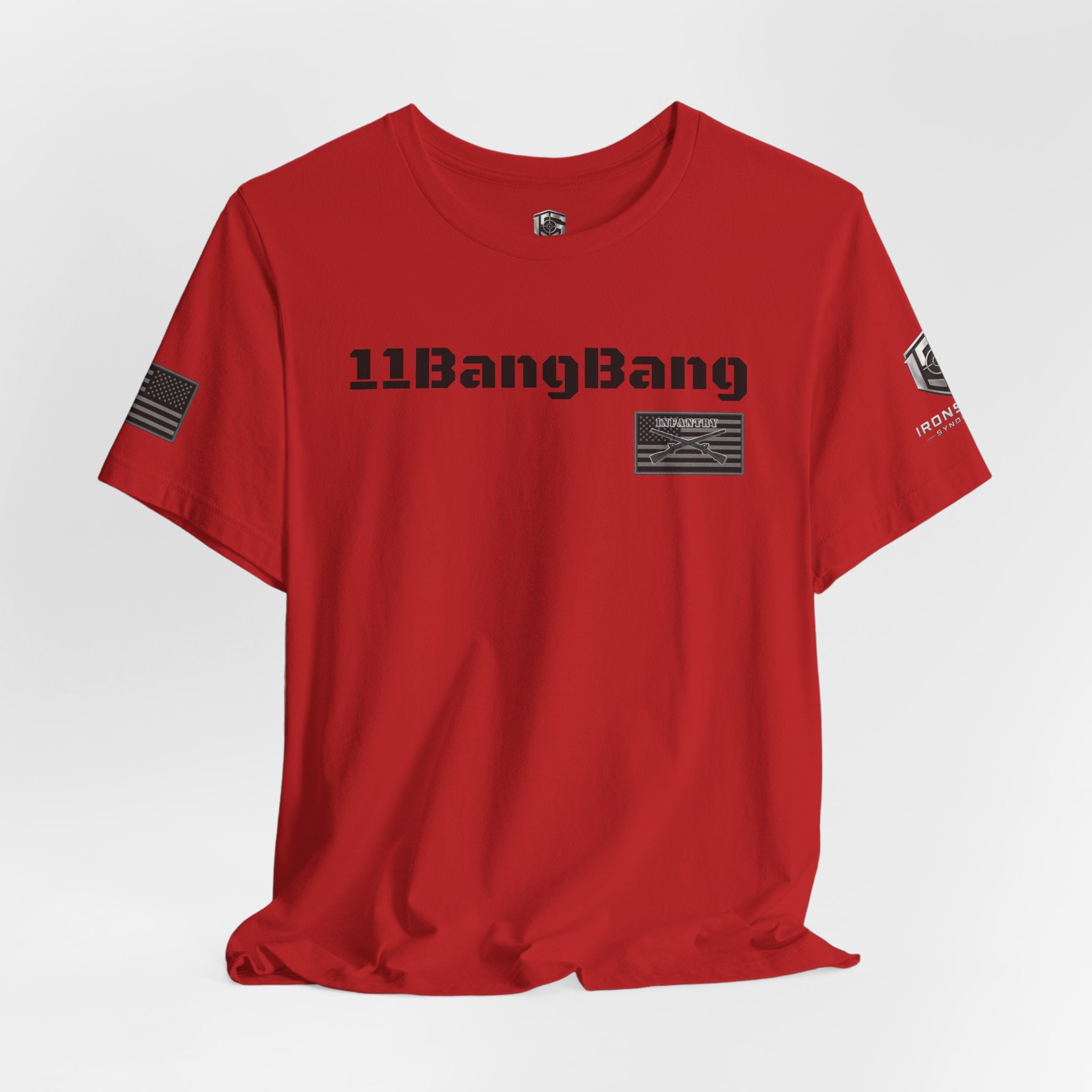 11BangBang Infantry Inspired Patriotic T-Shirt