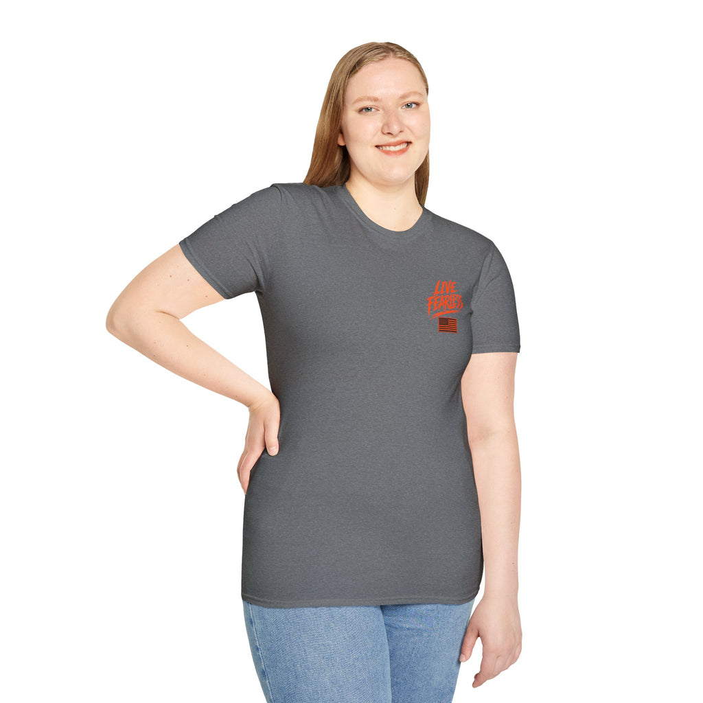 Live Fearless – Ancient Warrior Skull T-Shirt