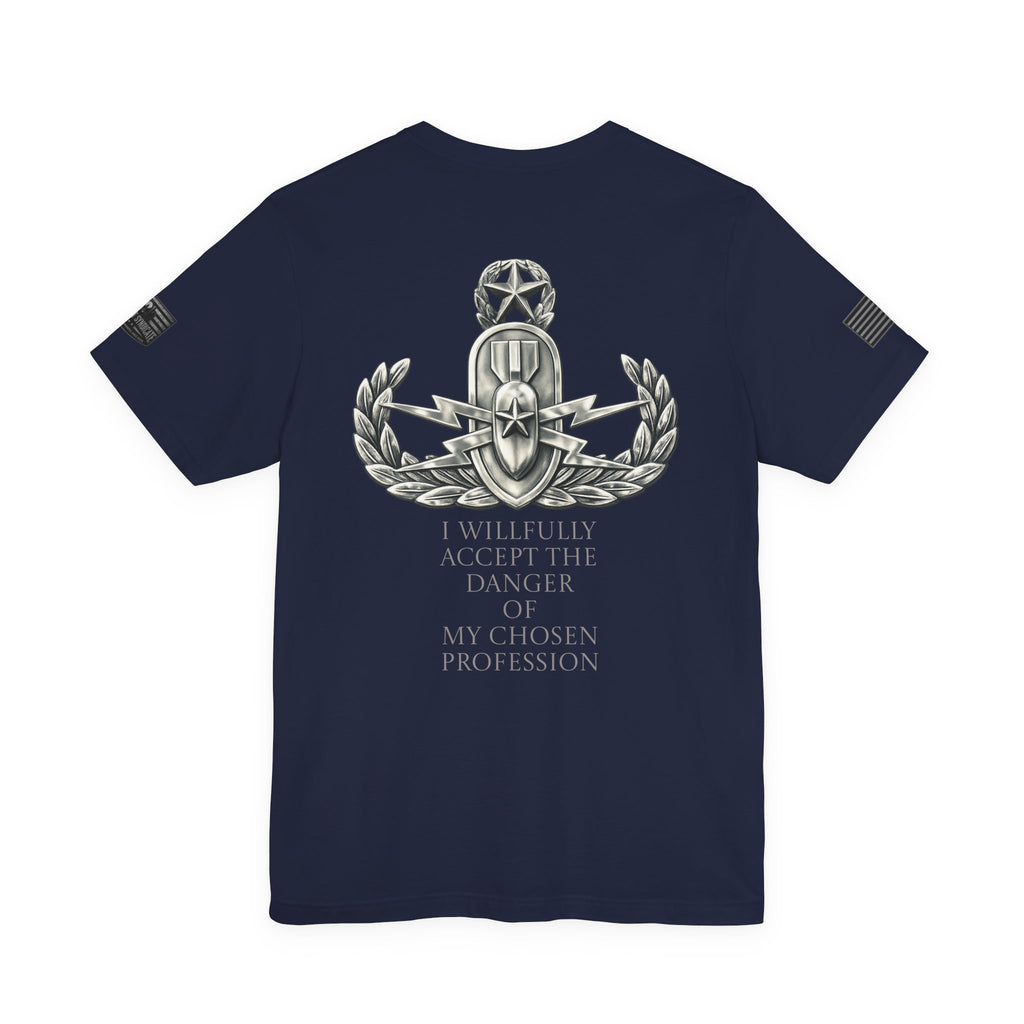 US Navy Master EOD Tech T-Shirt | Patriotic Tee for Veterans, Adult (13 and up), unisex