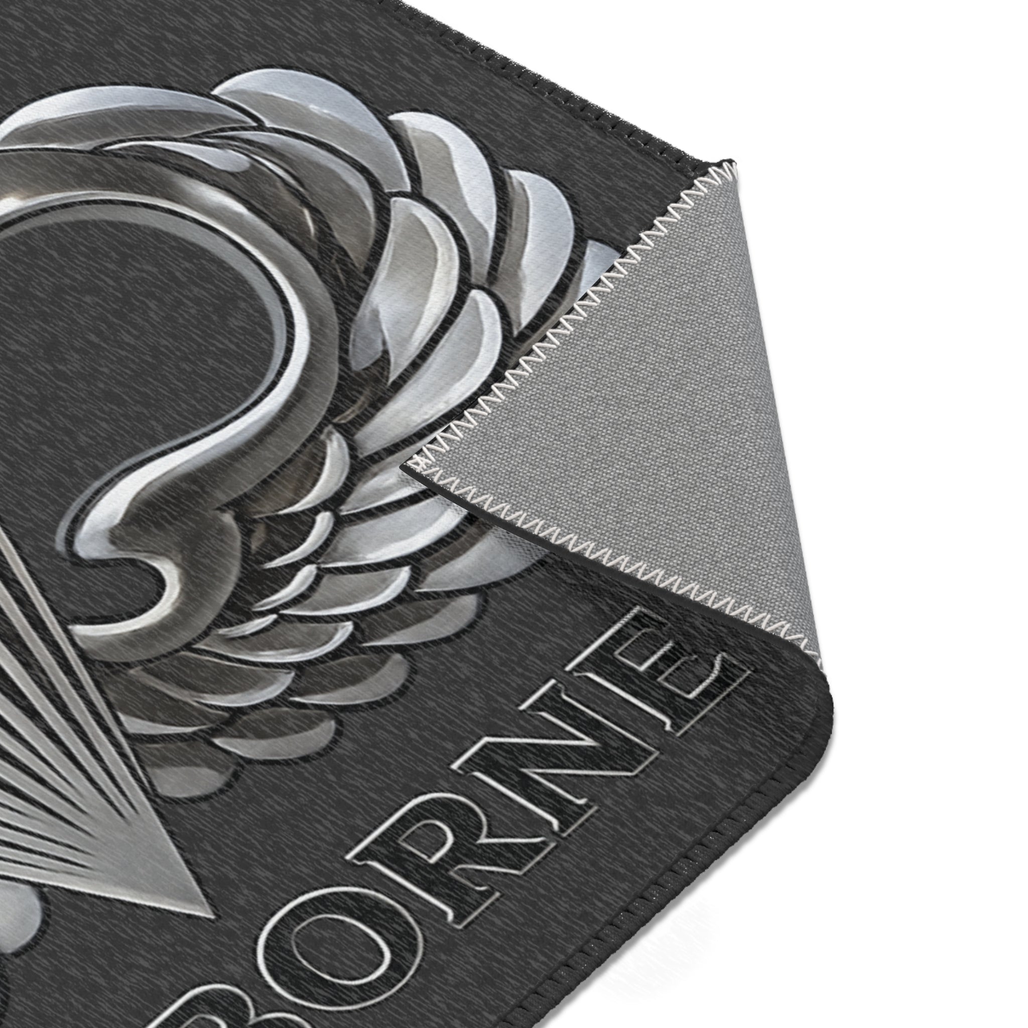 Airborne Wing Area Rug — Military Honor Floor Mat — Army Veteran Home Decor — Ironsight Syndicate - 4
