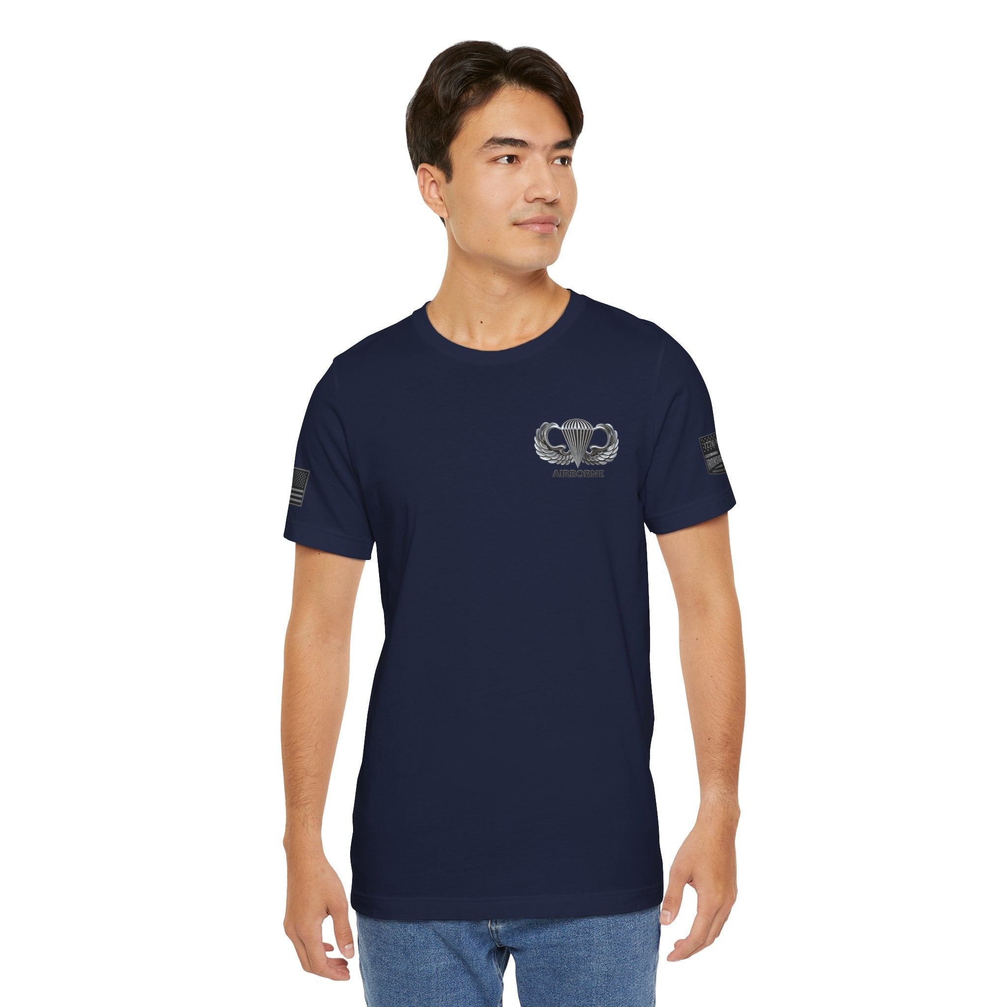 Airborne, Death From Above T - US Army Airborne Wings Veteran T-Shirt | Ironsight Syndicate