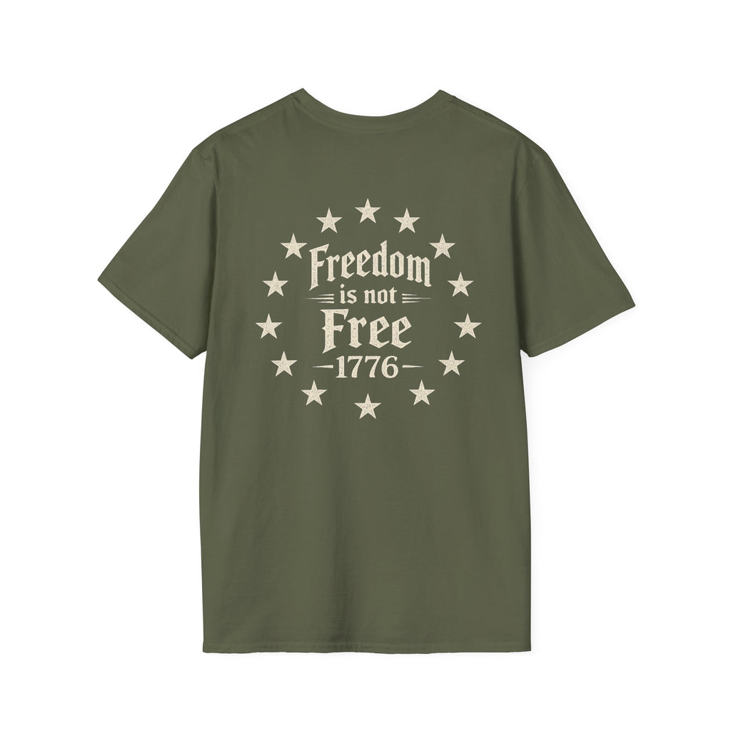 Freedom Is Not Free 1776 patriotic T-shirt — American veteran graphic tee | Ironsight Syndicate