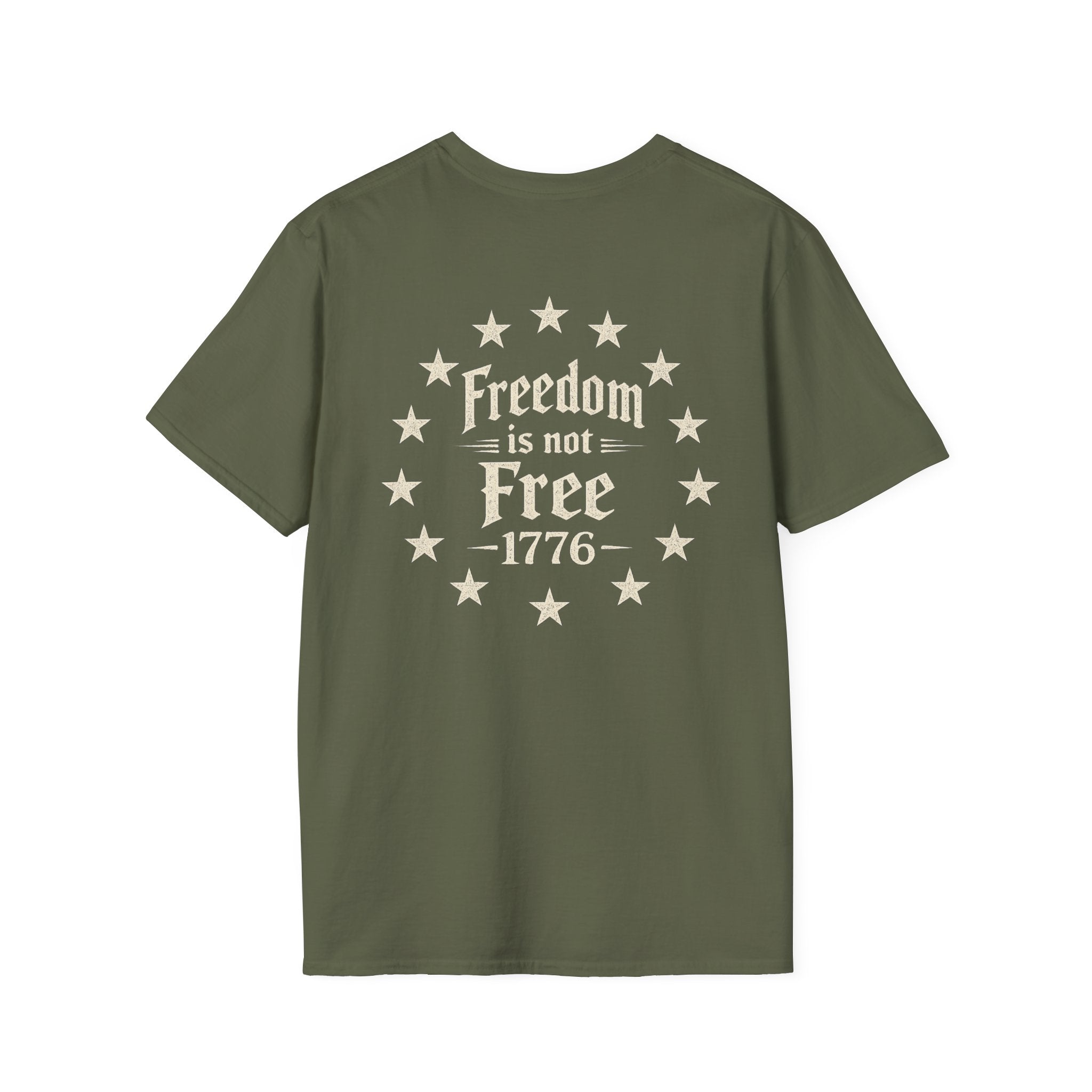 Freedom Is Not Free 1776 patriotic T-shirt — American veteran graphic tee | Ironsight Syndicate