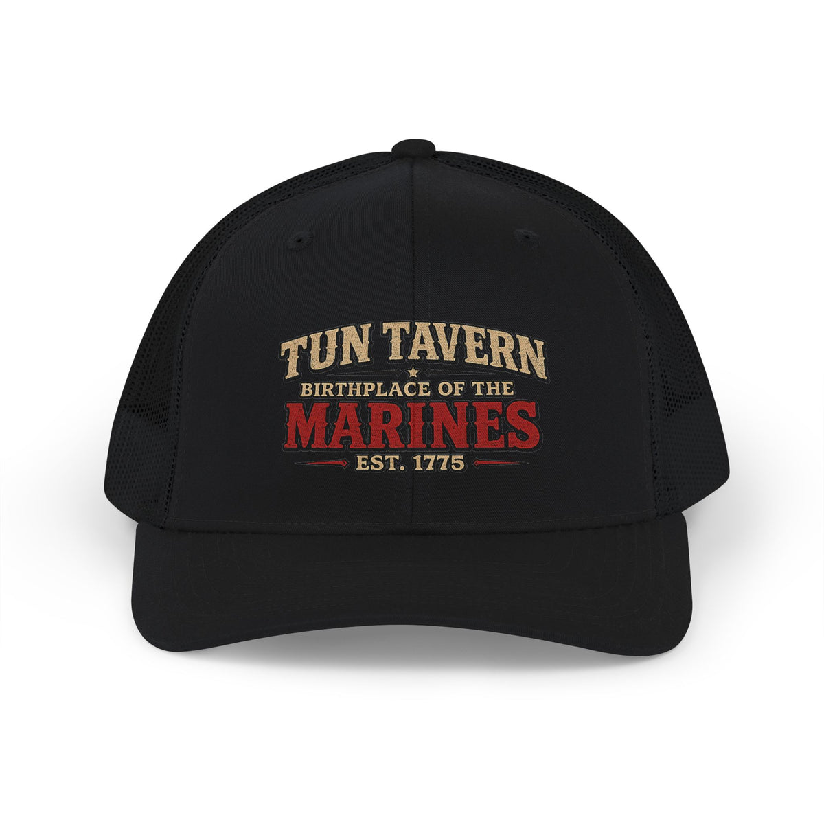 Tun Tavern, Birthplace of the Marines Trucker Cap - Vintage Military Snapback