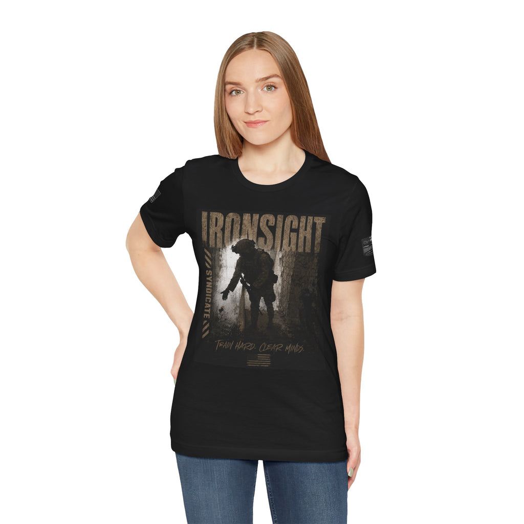 Clearing Minds Grenade T-Shirt | Funny Military Humor Patriotic Tee for Veterans & Infantrymen, Adult (13 and up), unisex