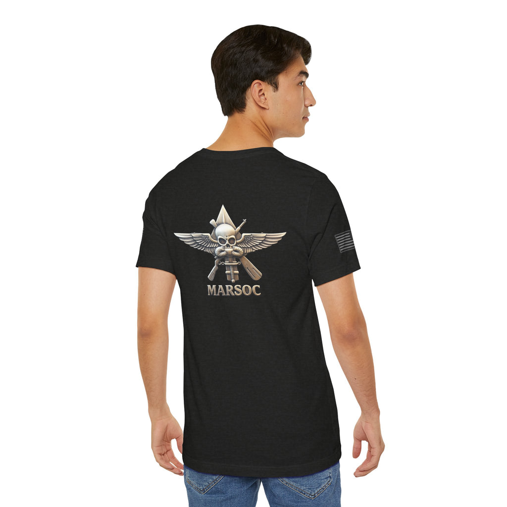 MARSOC Operator T-Shirt | Marine Raider Special Operations Tee for Veterans, Adult (13 and up), unisex