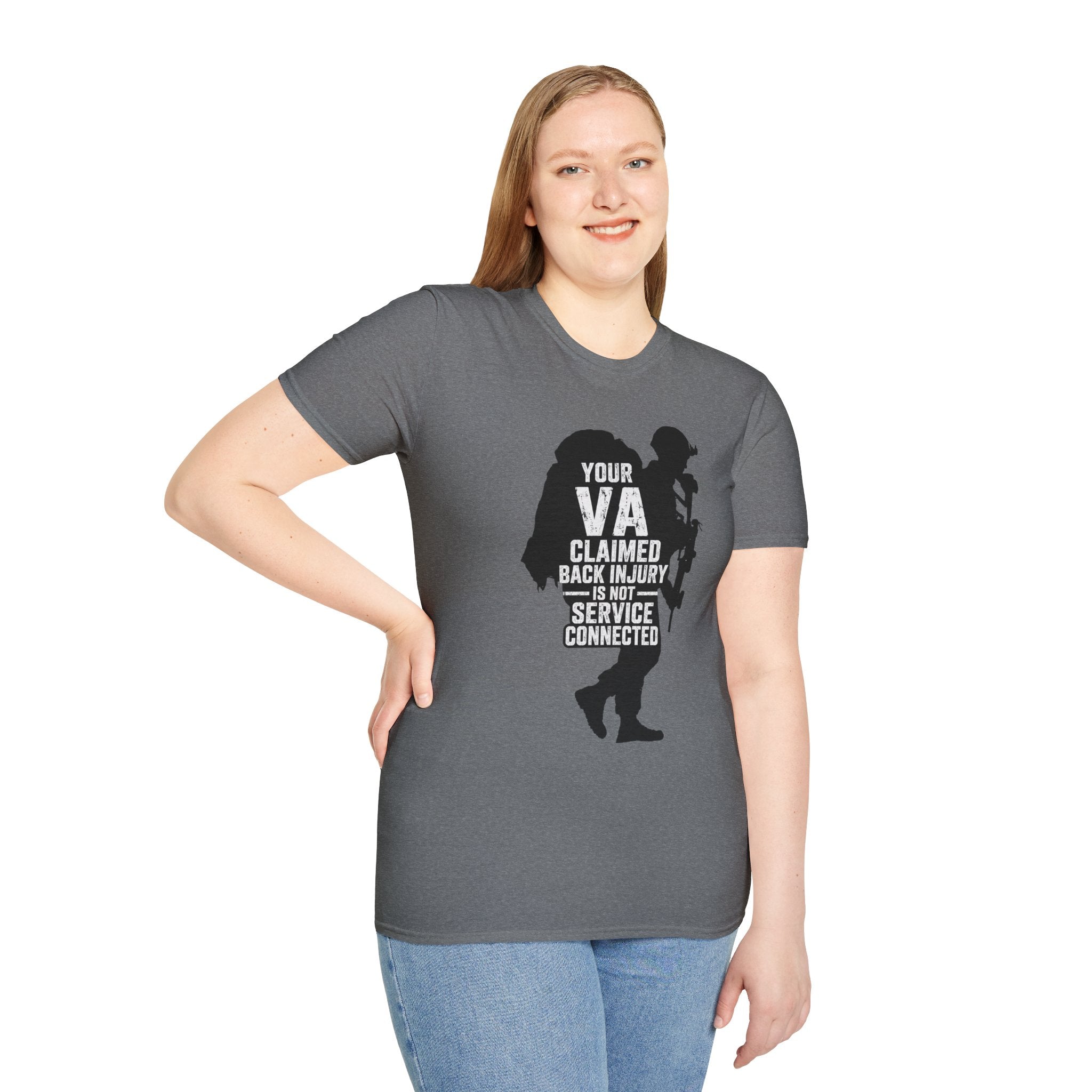 VA Claim Denied Graphic Front T-Shirt