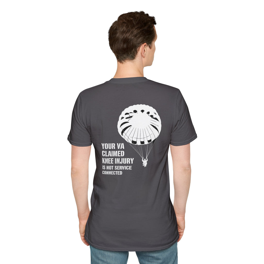 VA Knee Injury is not Service Connected T-Shirt | Ironsight Syndicate