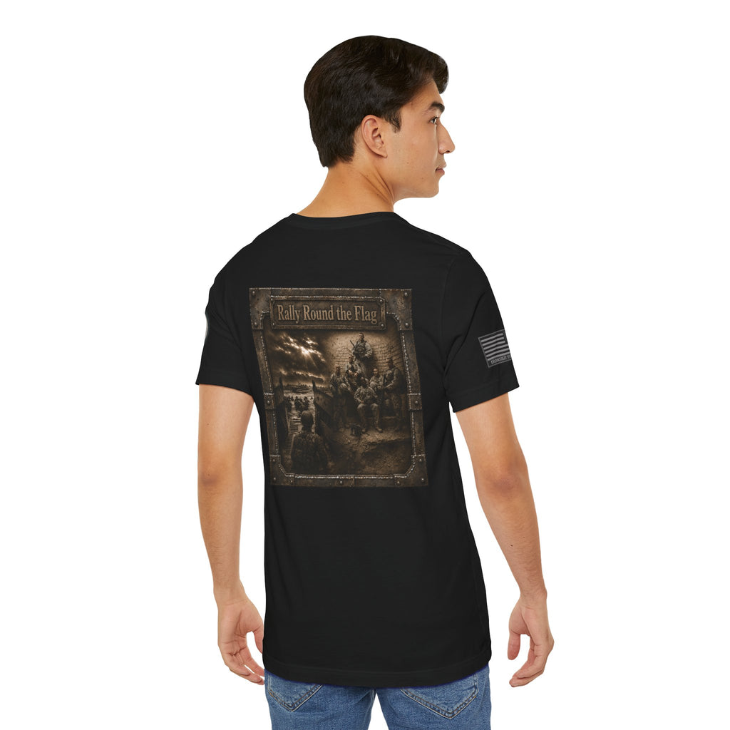 29th Infantry Division 1-115th Infantry Regiment T-Shirt | Patriotic Military Graphic Tee for Veterans & Patriots, Adult (13 and up), unisex