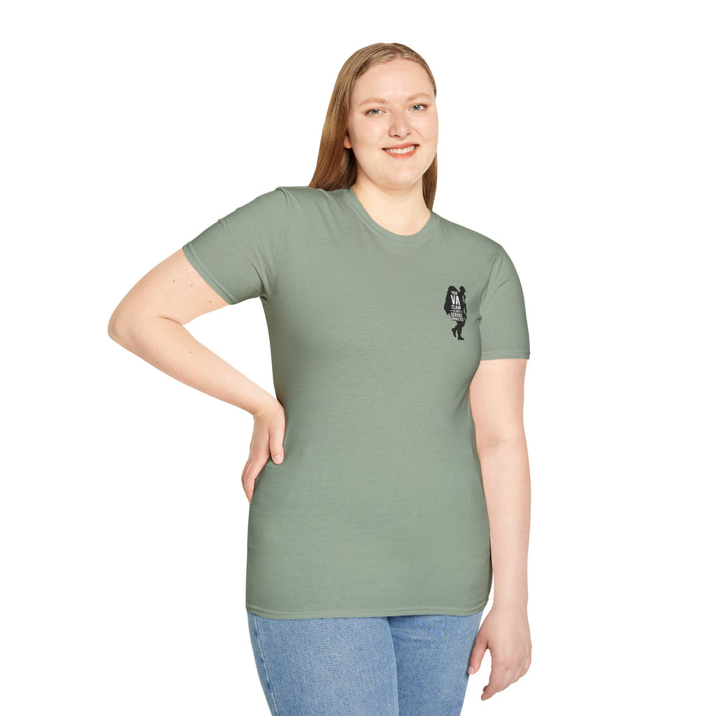 You Survived the War, Good Luck with the Paperwork T-Shirt (Black Graphic)