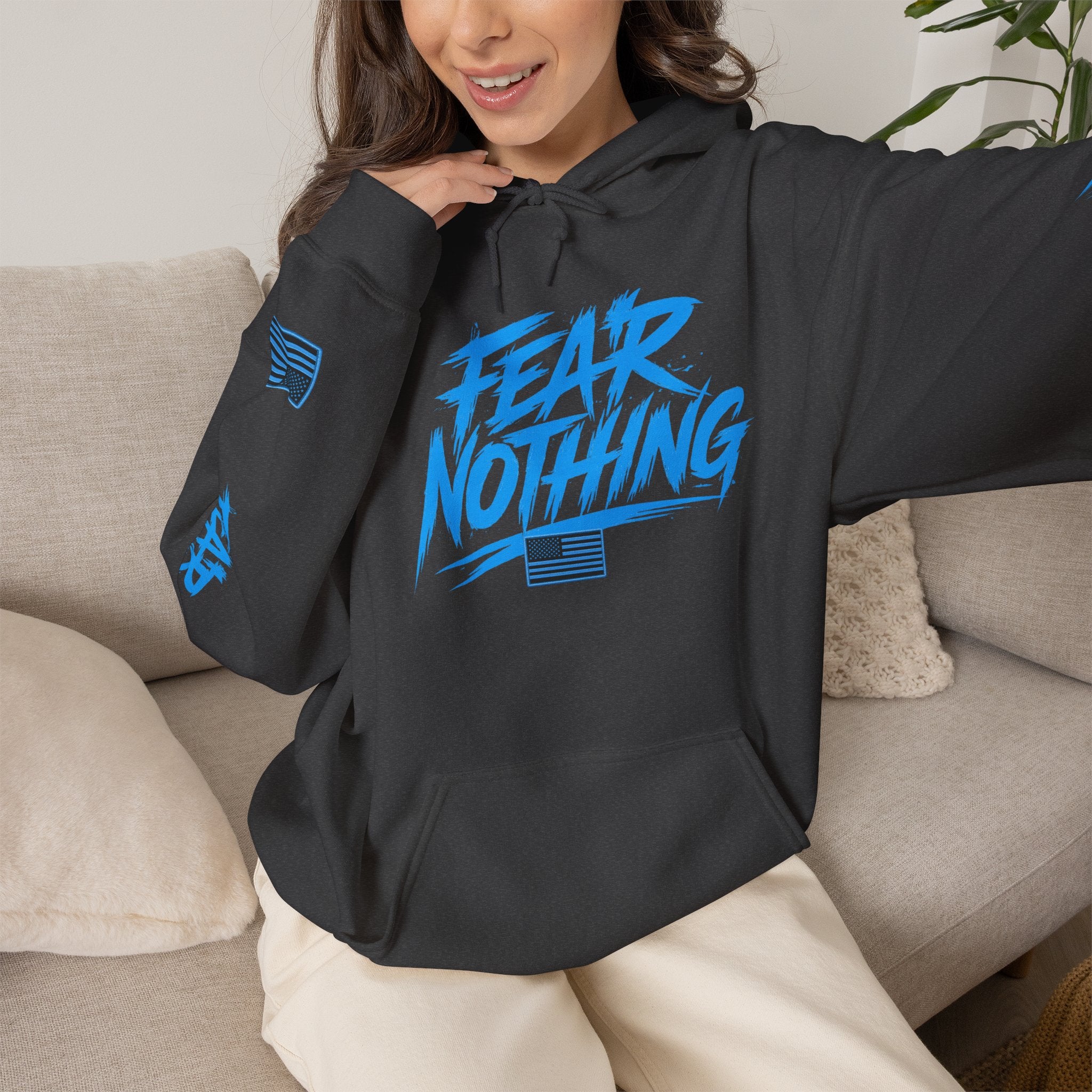 Fear Nothing Hoodie | Premium Military-Inspired Patriotic Hoodie | Ironsight Syndicate