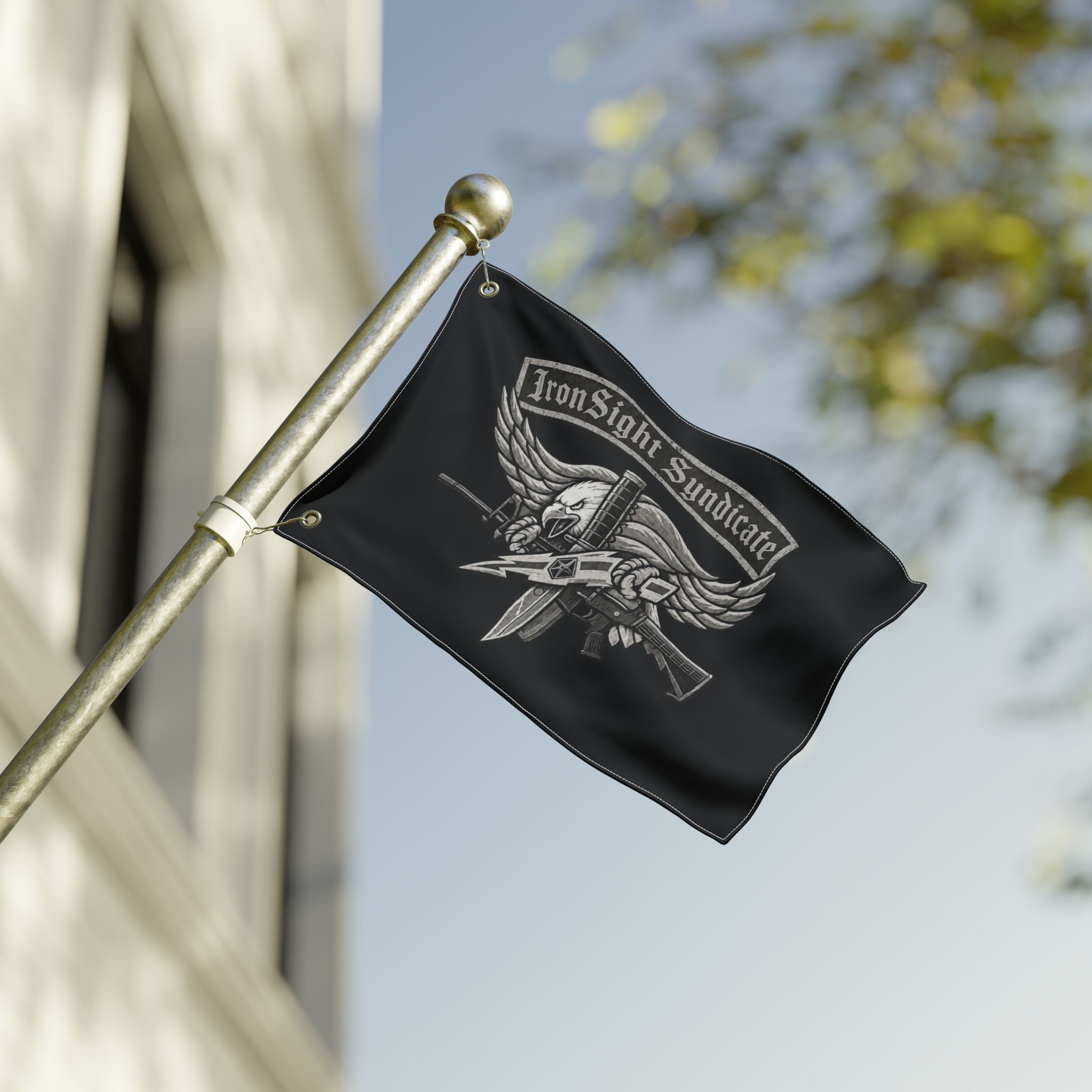 Double Sided SWAT Eagle Flag
