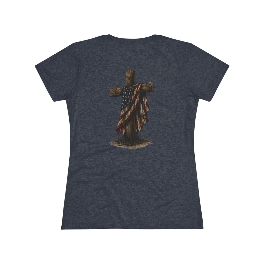Cross and Country - Patriotic Faith T-Shirt | Ironsight Syndicate