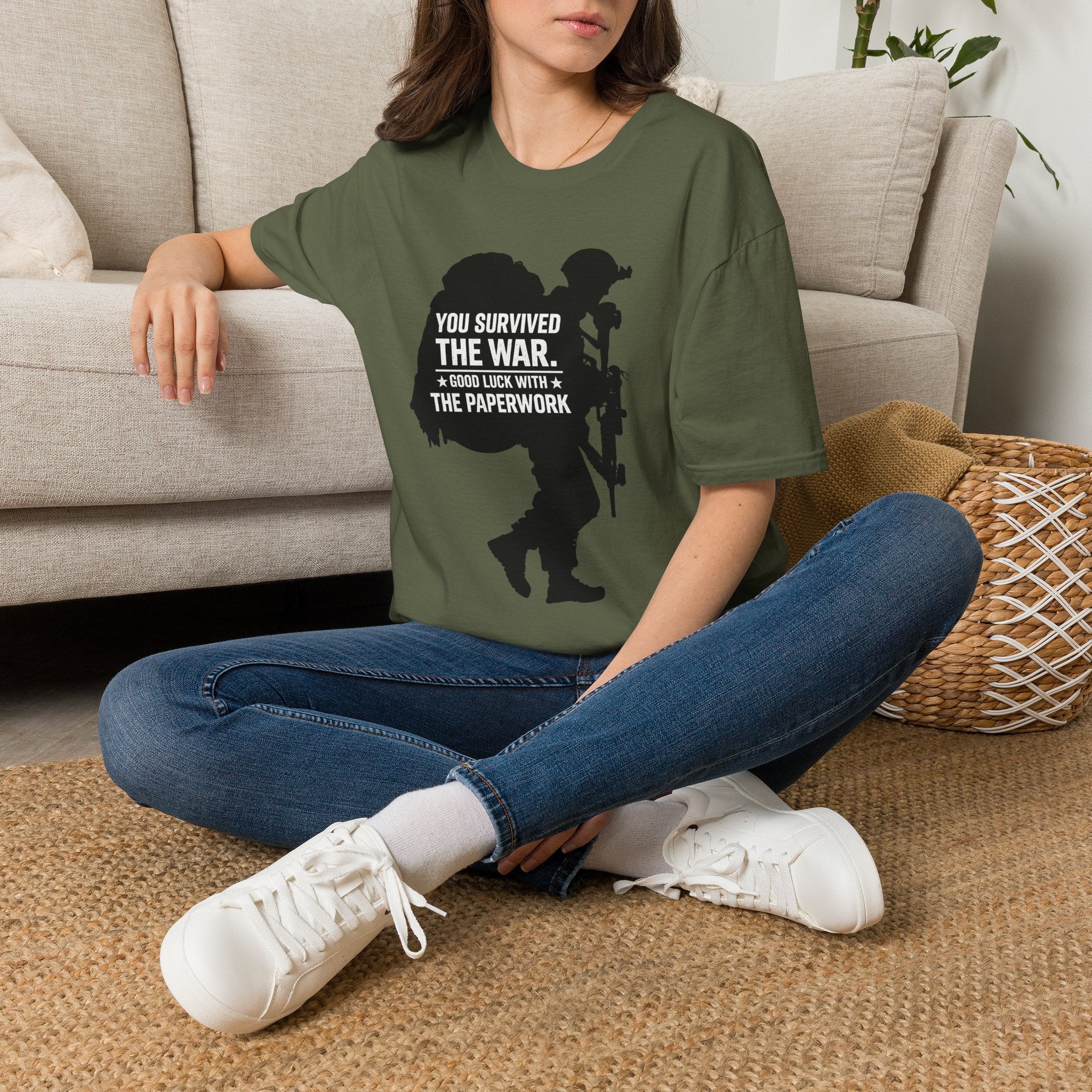 You Survived the War Graphic Front T-Shirt | Ironsight Syndicate