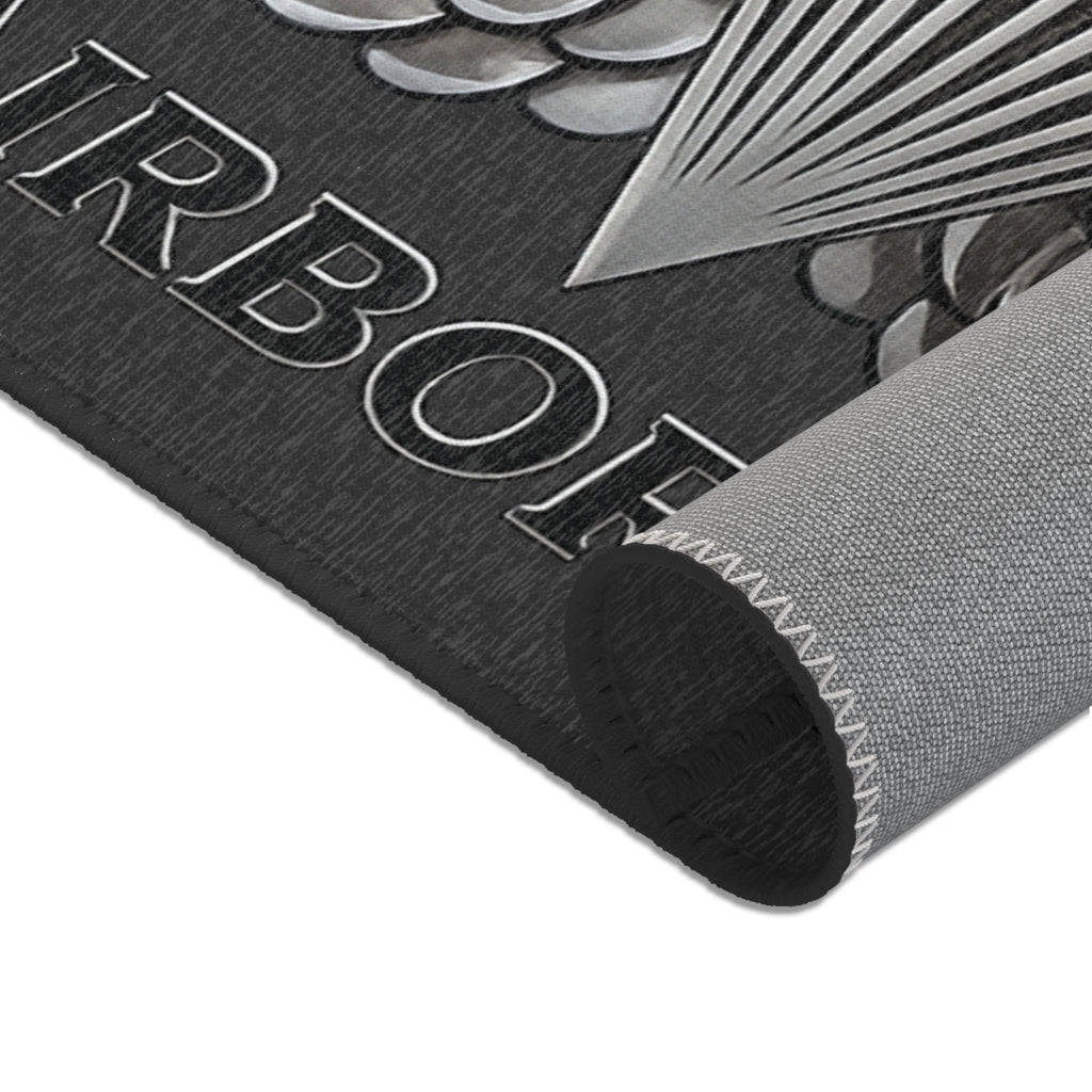 Airborne Wing Area Rug — Military Honor Floor Mat — Army Veteran Home Decor — Ironsight Syndicate - 5