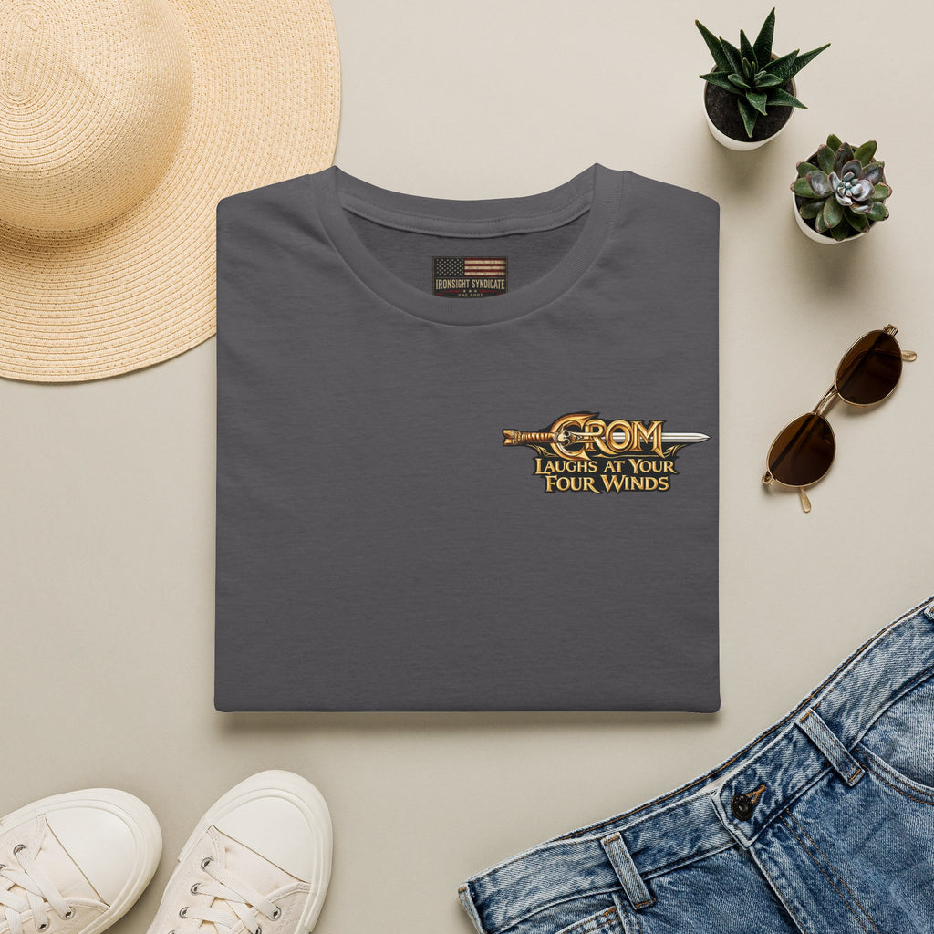 Crom Laughs at Your Four Winds- Conan the Barbarian Inspired T-shirt